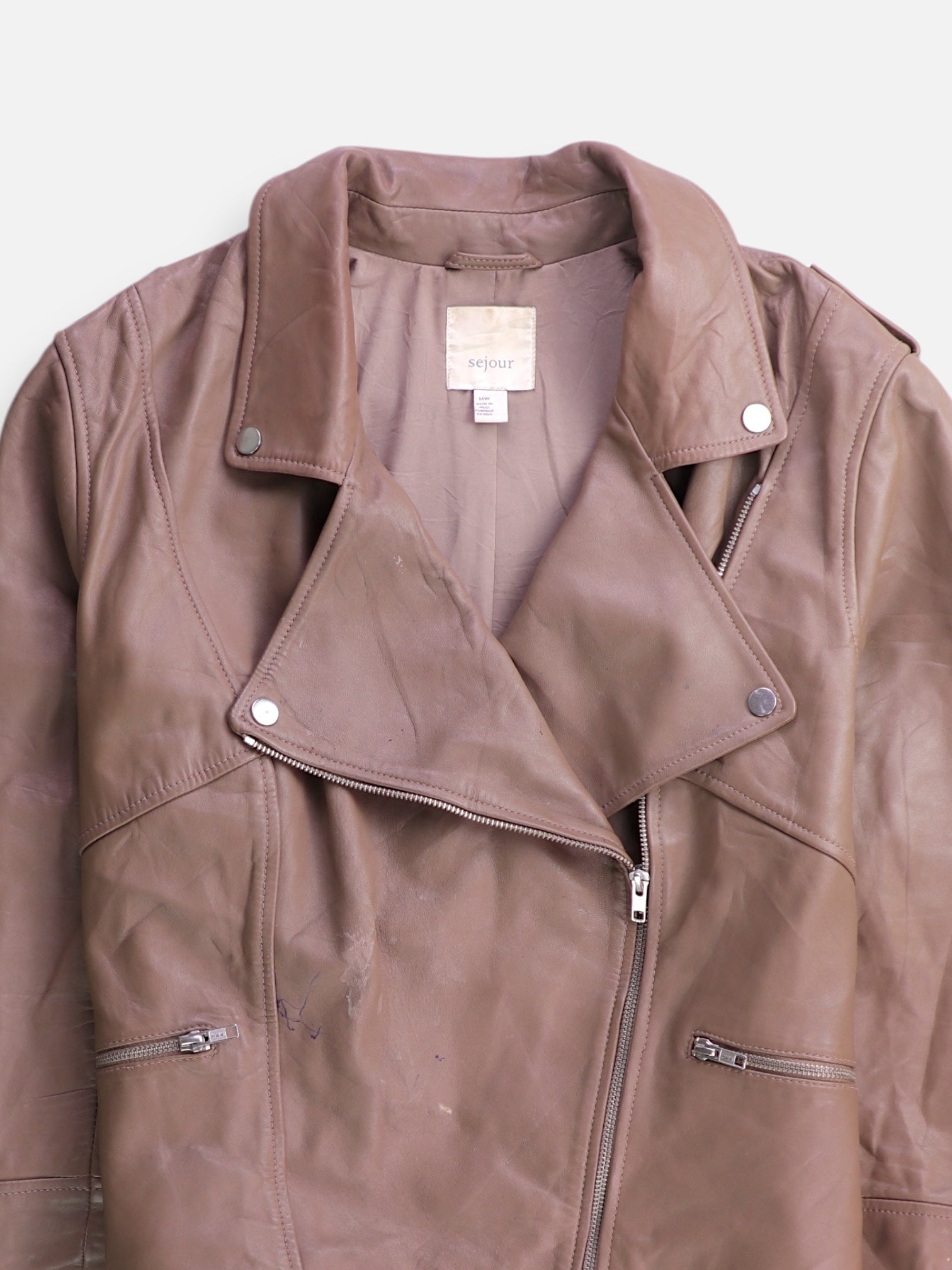 Chaqueta Casual Cuero - Mujer - 14W