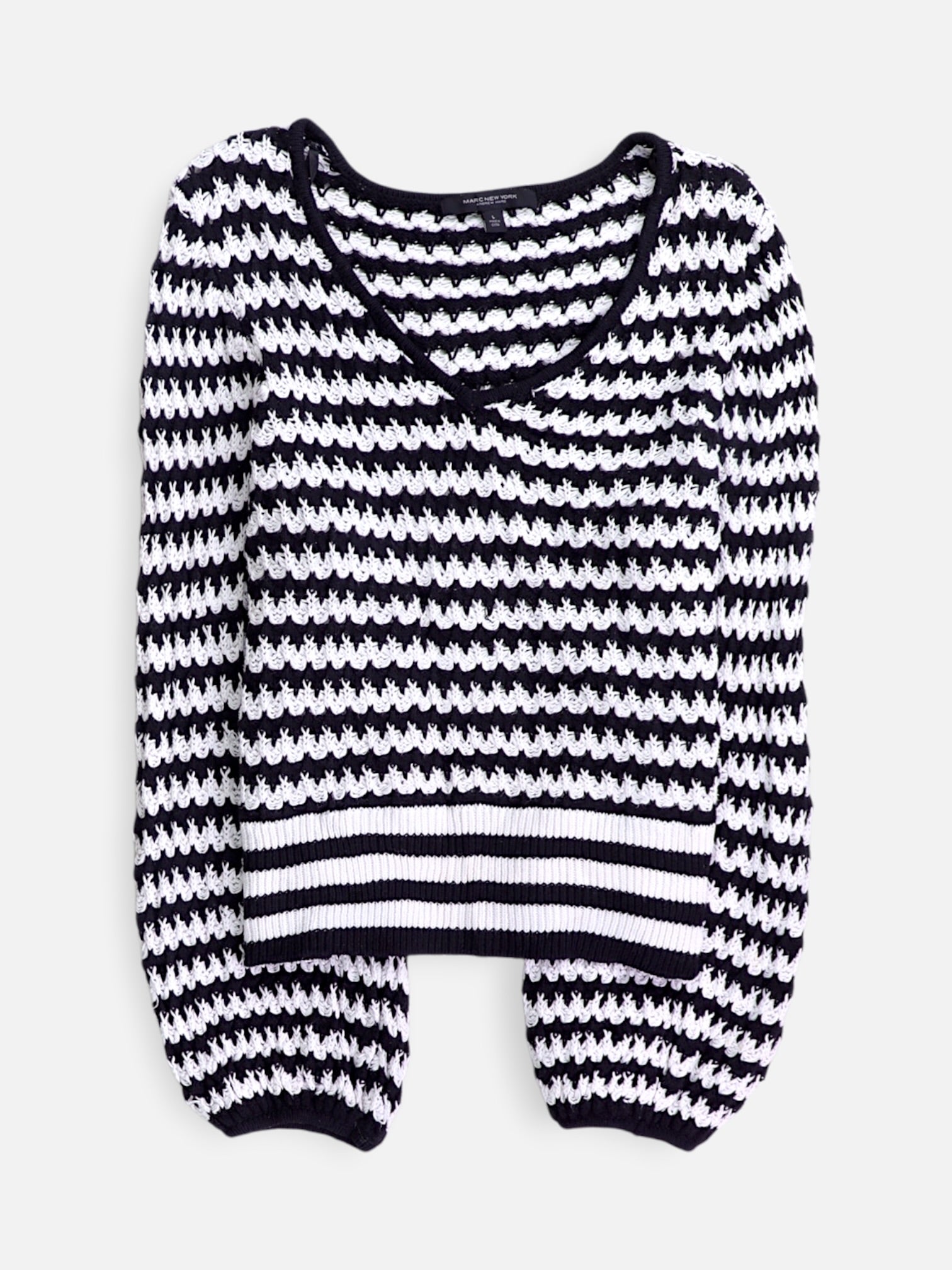 NY&C Sueter Knit Color Block - Mujer - Large