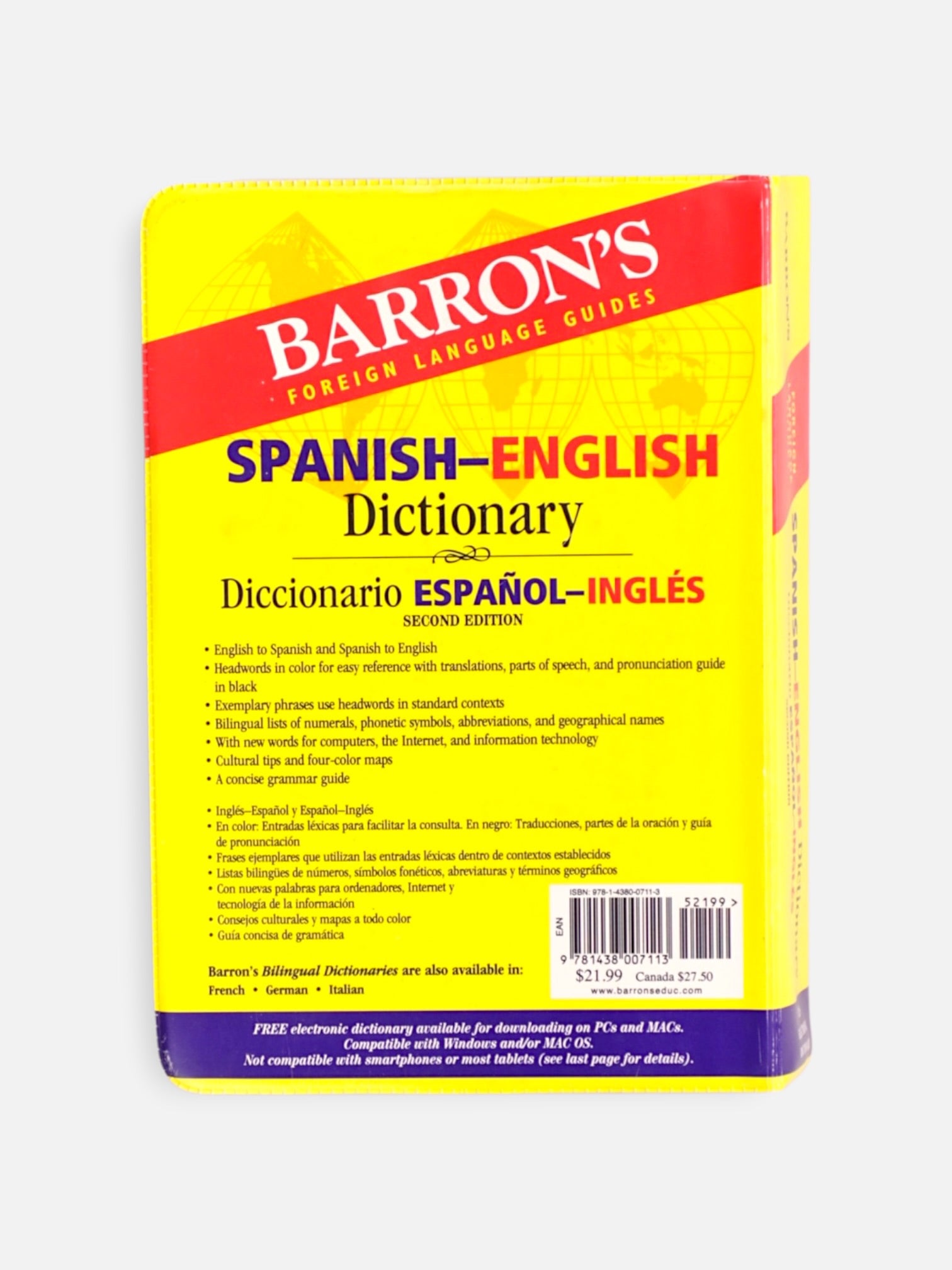 Libro SPANISH-ENGLISH DICTIONARY  by BARRON’S