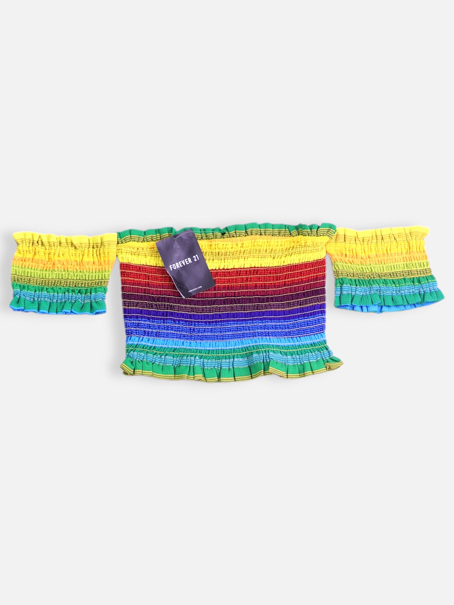 Forever 21 Blusa Crop Top - Mujer - Small