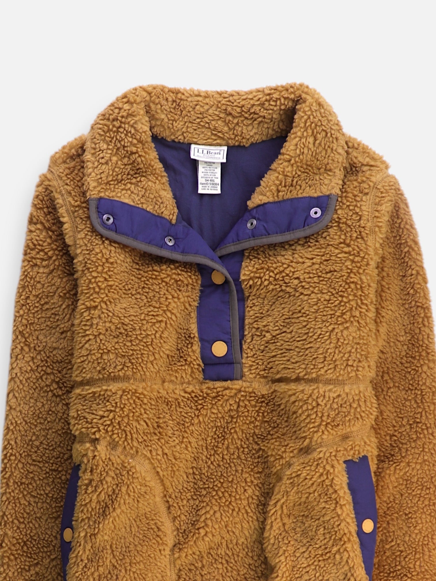 LL BEAN Chaqueta Casual Teddy - Mujer - Small