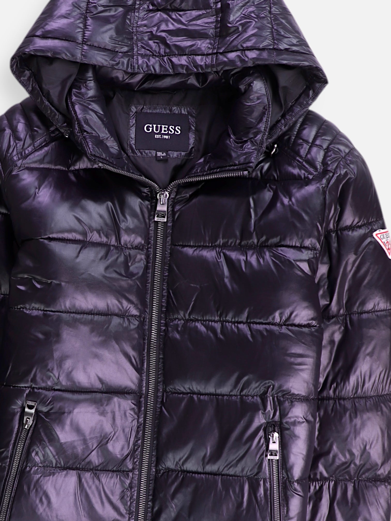 Guess Chaqueta Puffer Impermeable - Hombre - Large