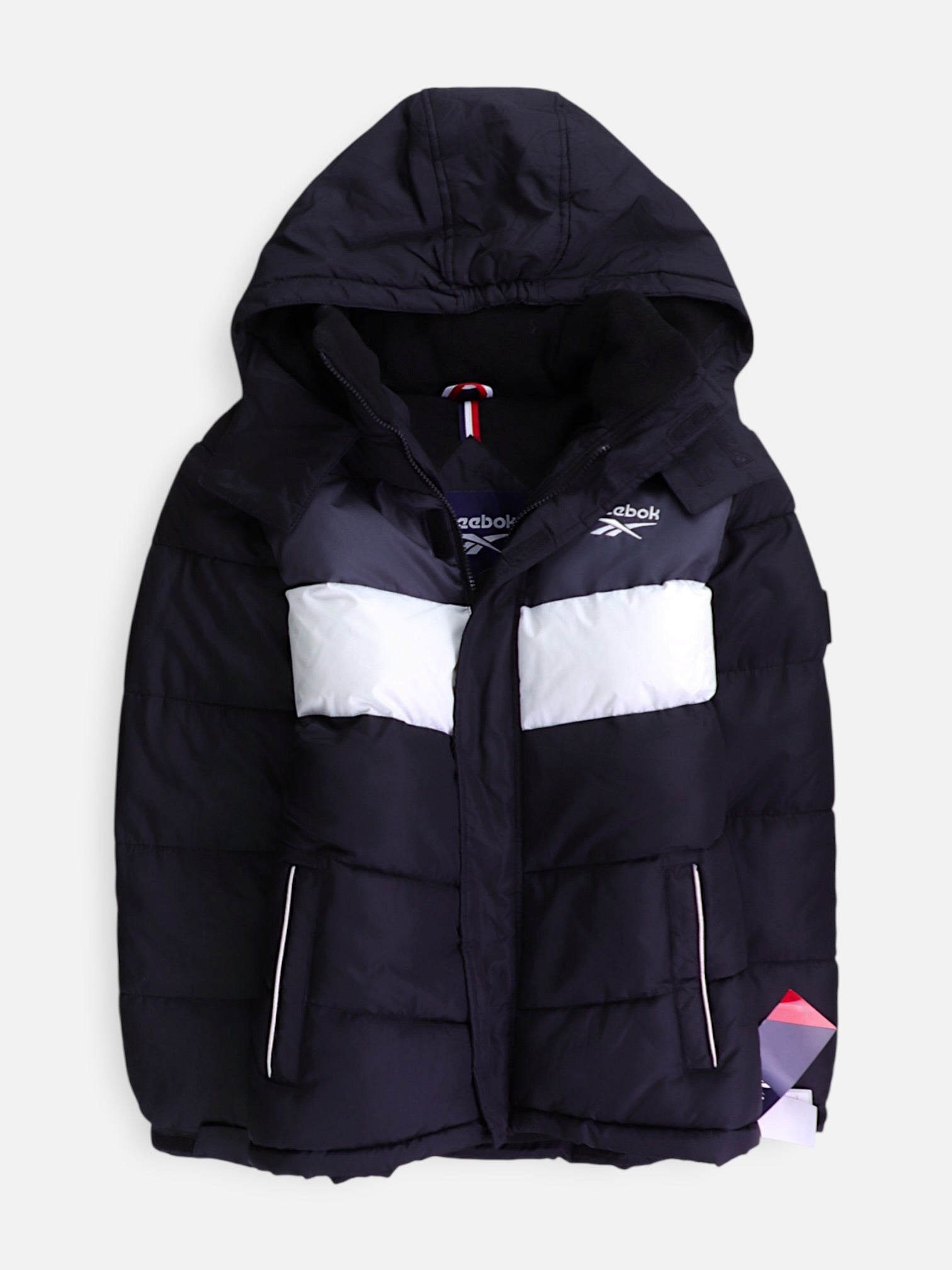 Reebok Chaqueta Puffer Color Block - Niño - Large - 14-16Y (Años)
