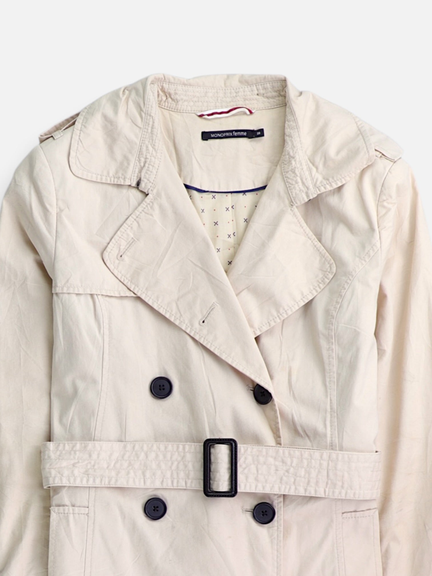 Abrigo Trench Coat Casual - Mujer - 38