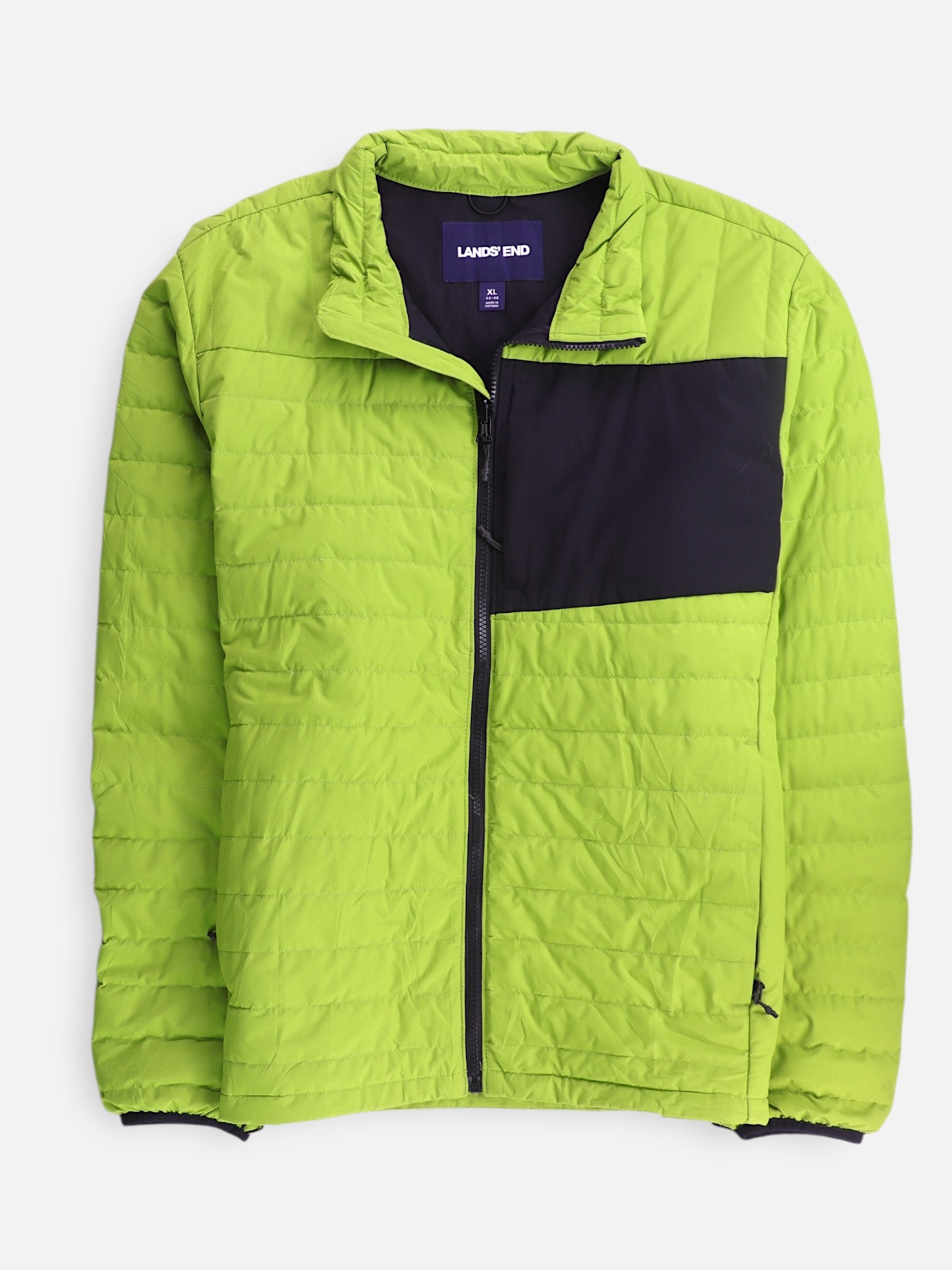 LANDS END Chaqueta Impermeable Puffer - Hombre - XL