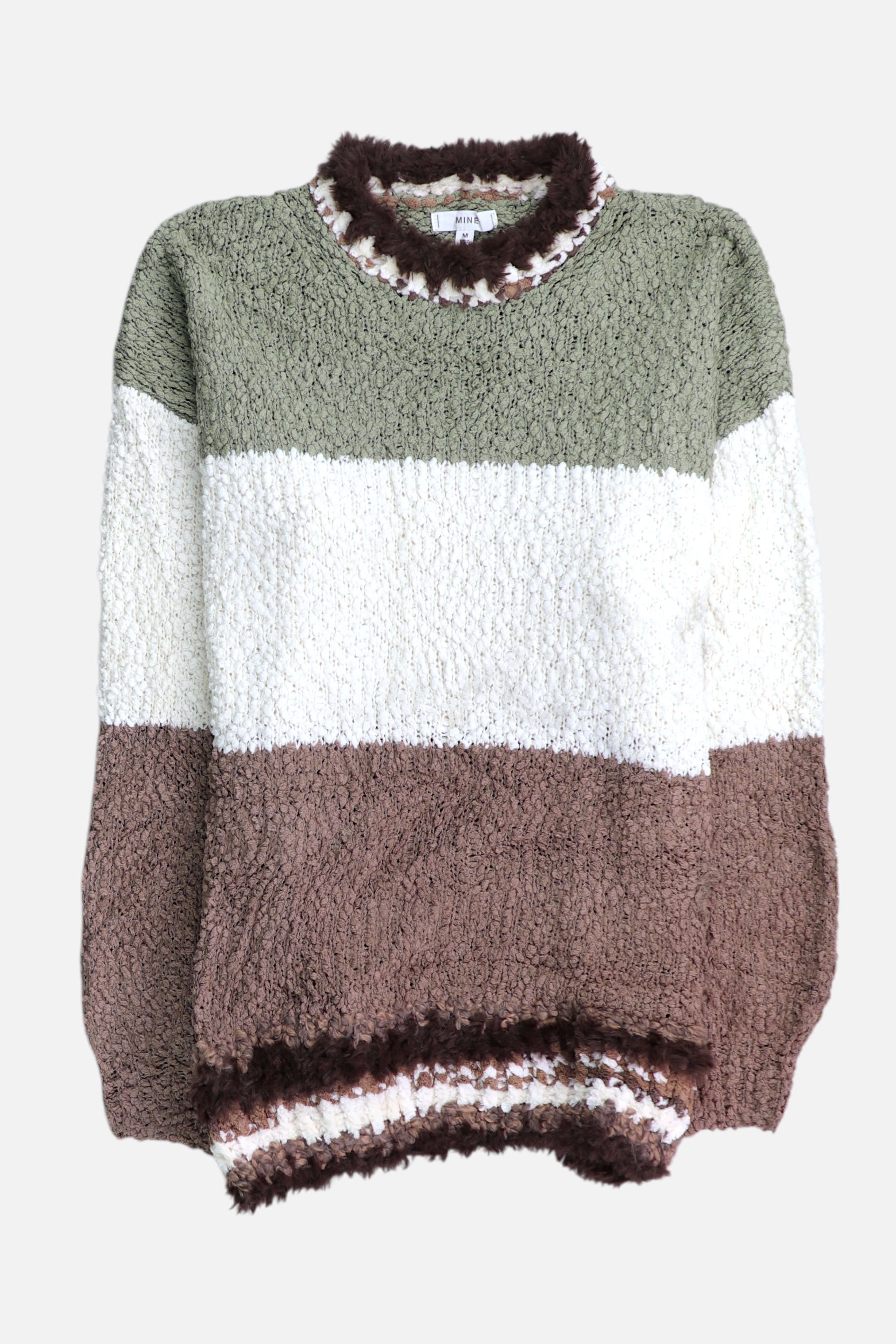 Sueter Knit Color Block - Mujer - Medium
