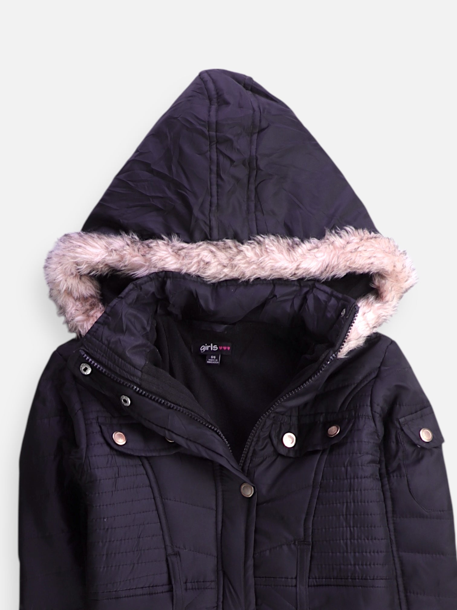 Abrigo Impermeable Puffer - Niña - Small - 5-6Y (Años)