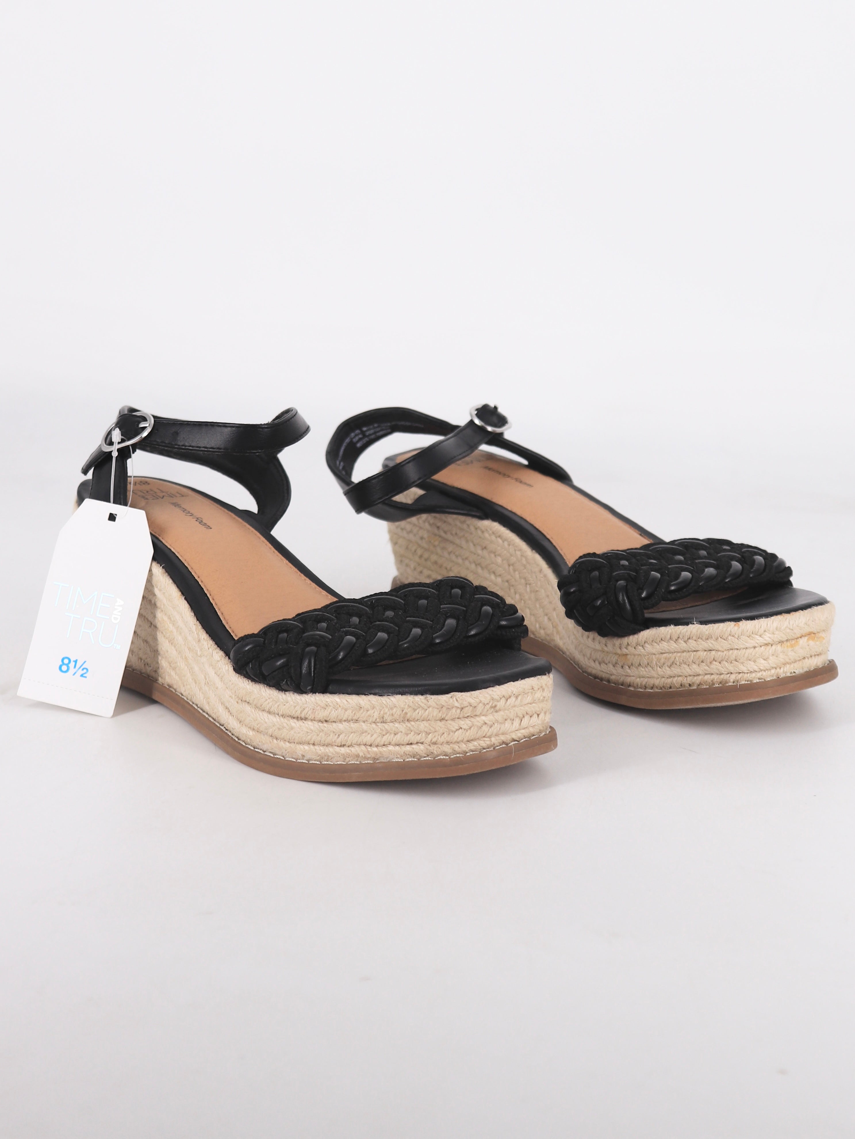 TIME THRU Sandalias Casual Cuero - Mujer - US 8.5