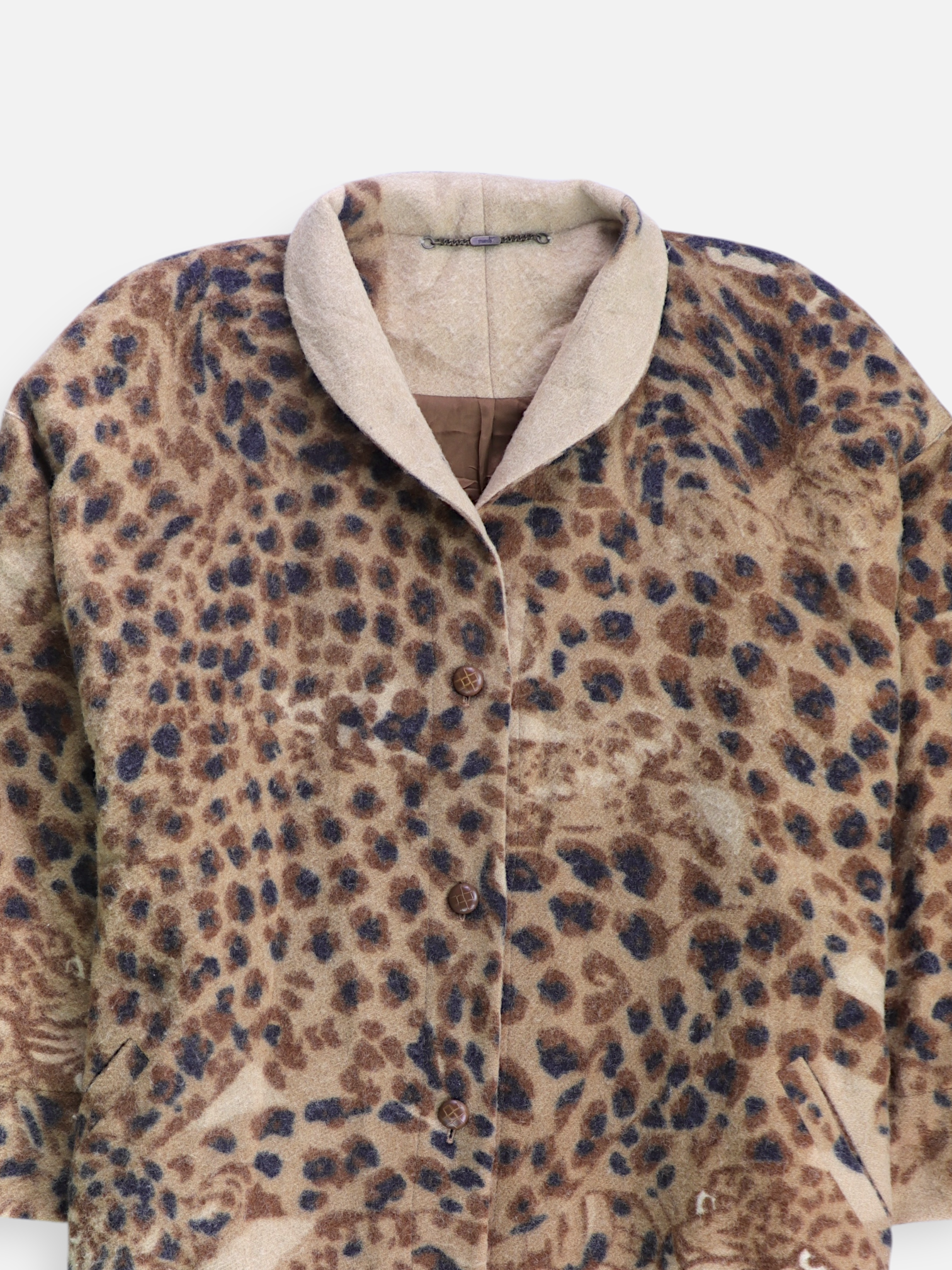 Abrigo Casual Animal Print - Mujer - 34'