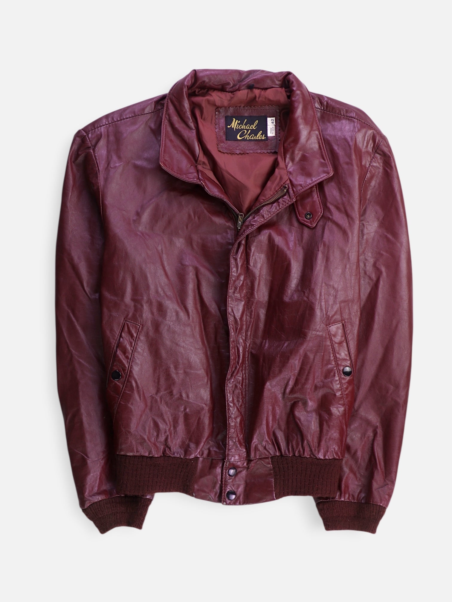 Chaqueta Casual Cuero - Hombre - 42