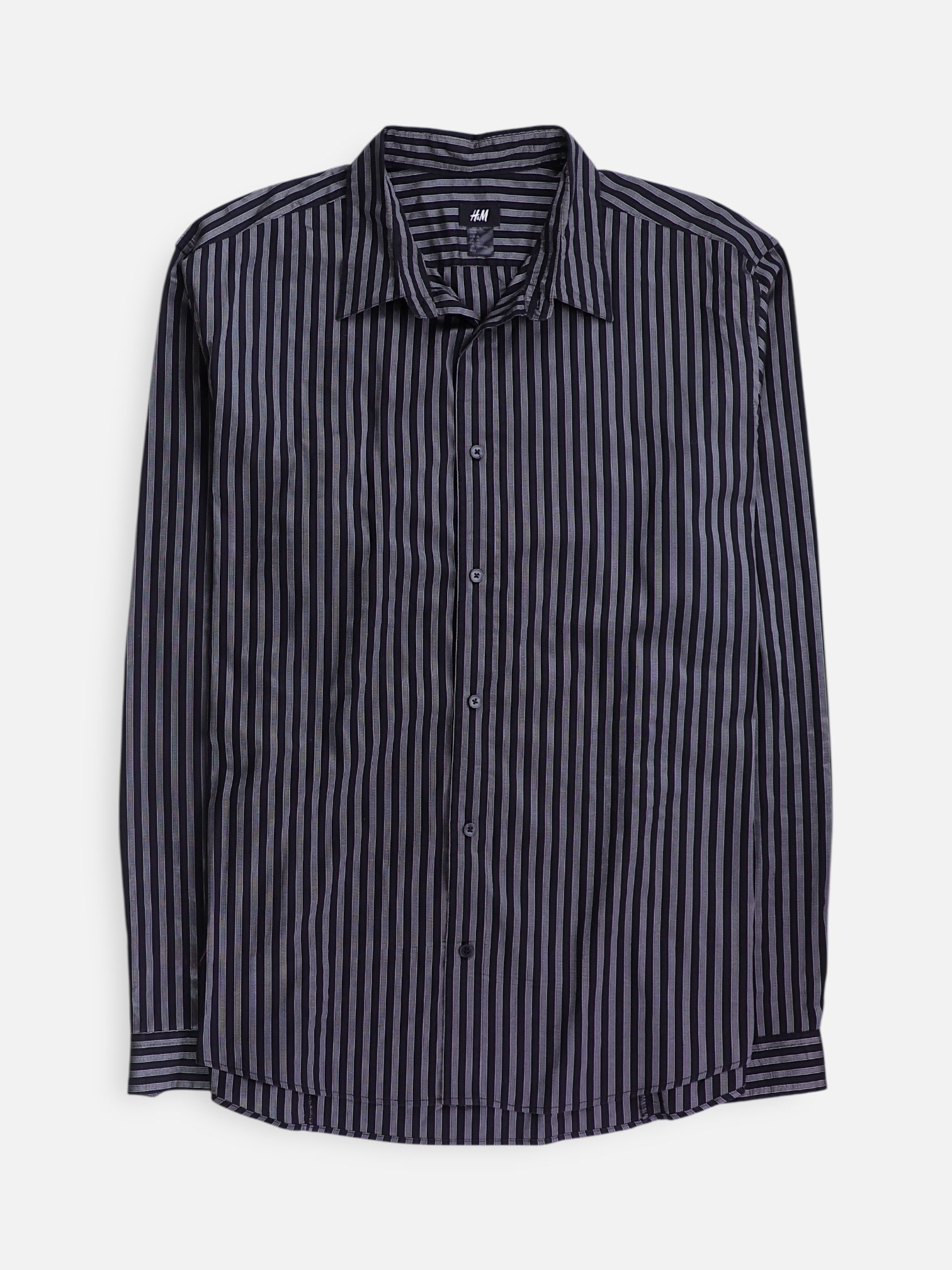 H&M Camisa Color Block - Hombre - XL