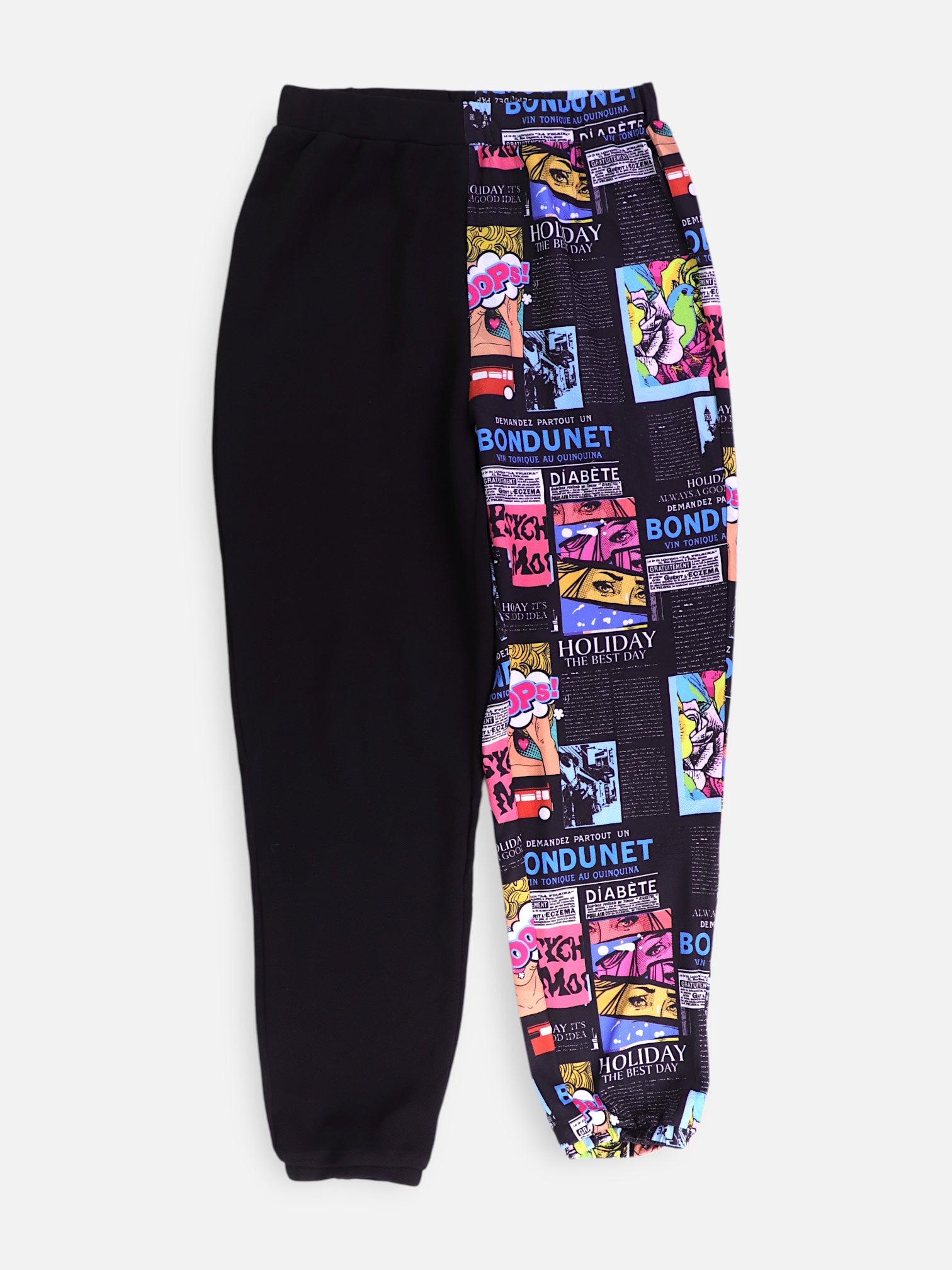 SHEIN Pantalon Regular Fit Color Block - Mujer - Medium