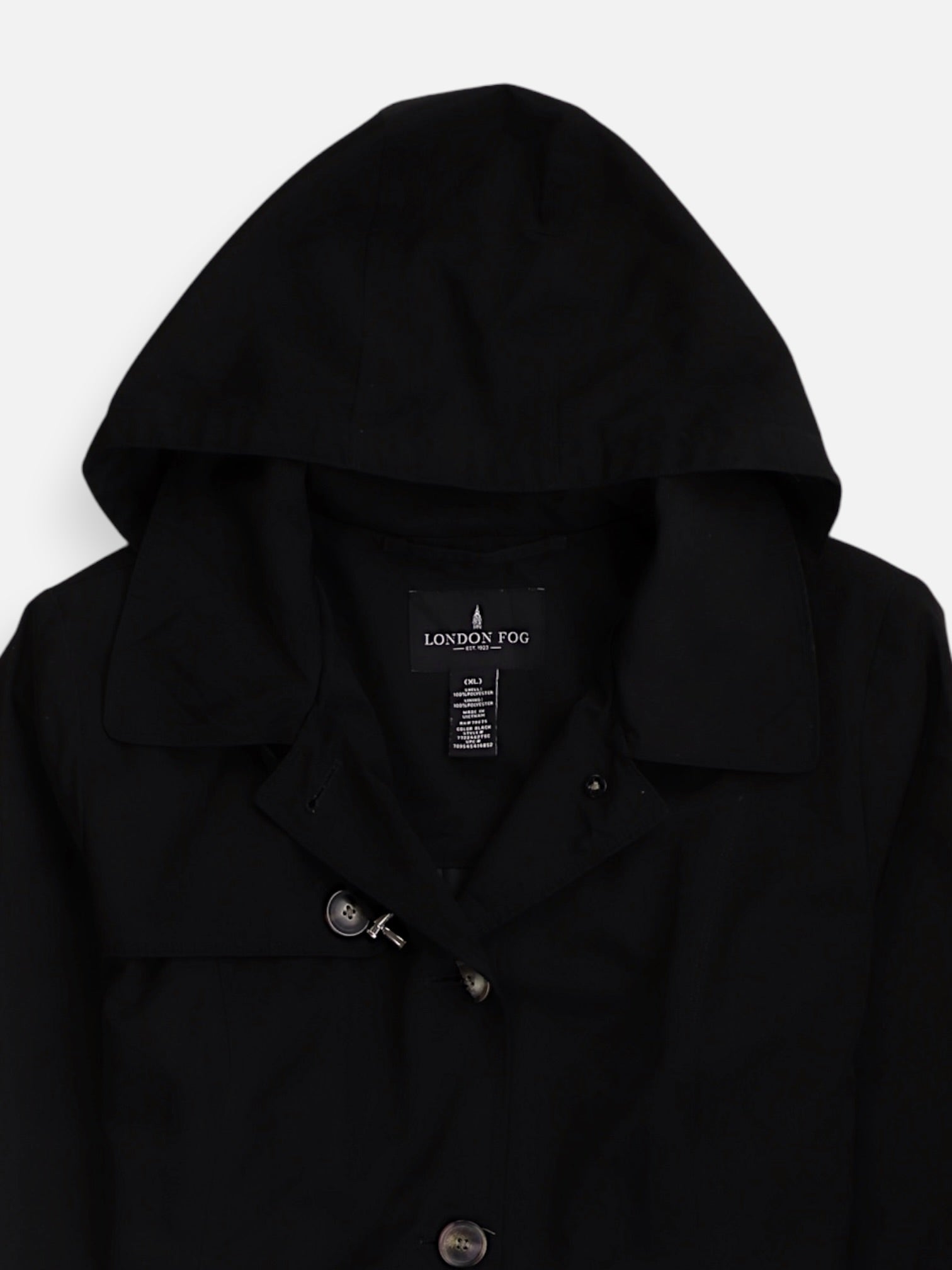 LONDON FOG Abrigo  Single breasted trench Casual - Mujer - XL