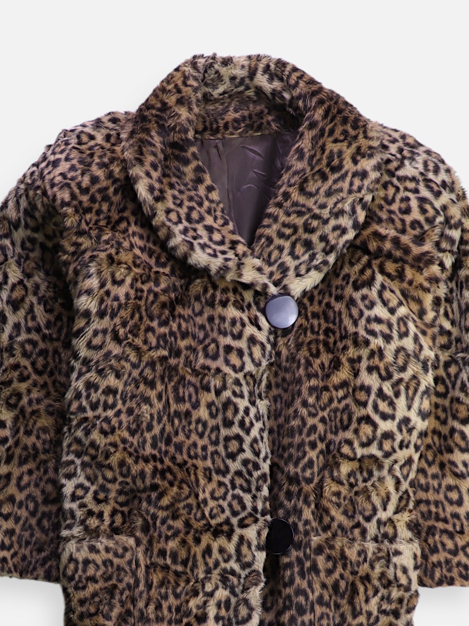 Abrigo Casual Animal Print - Mujer - Medium