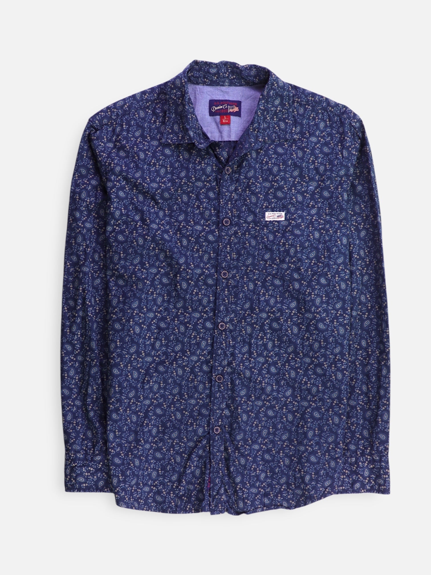 US Polo ASSN Camisa Casual - Hombre - Large
