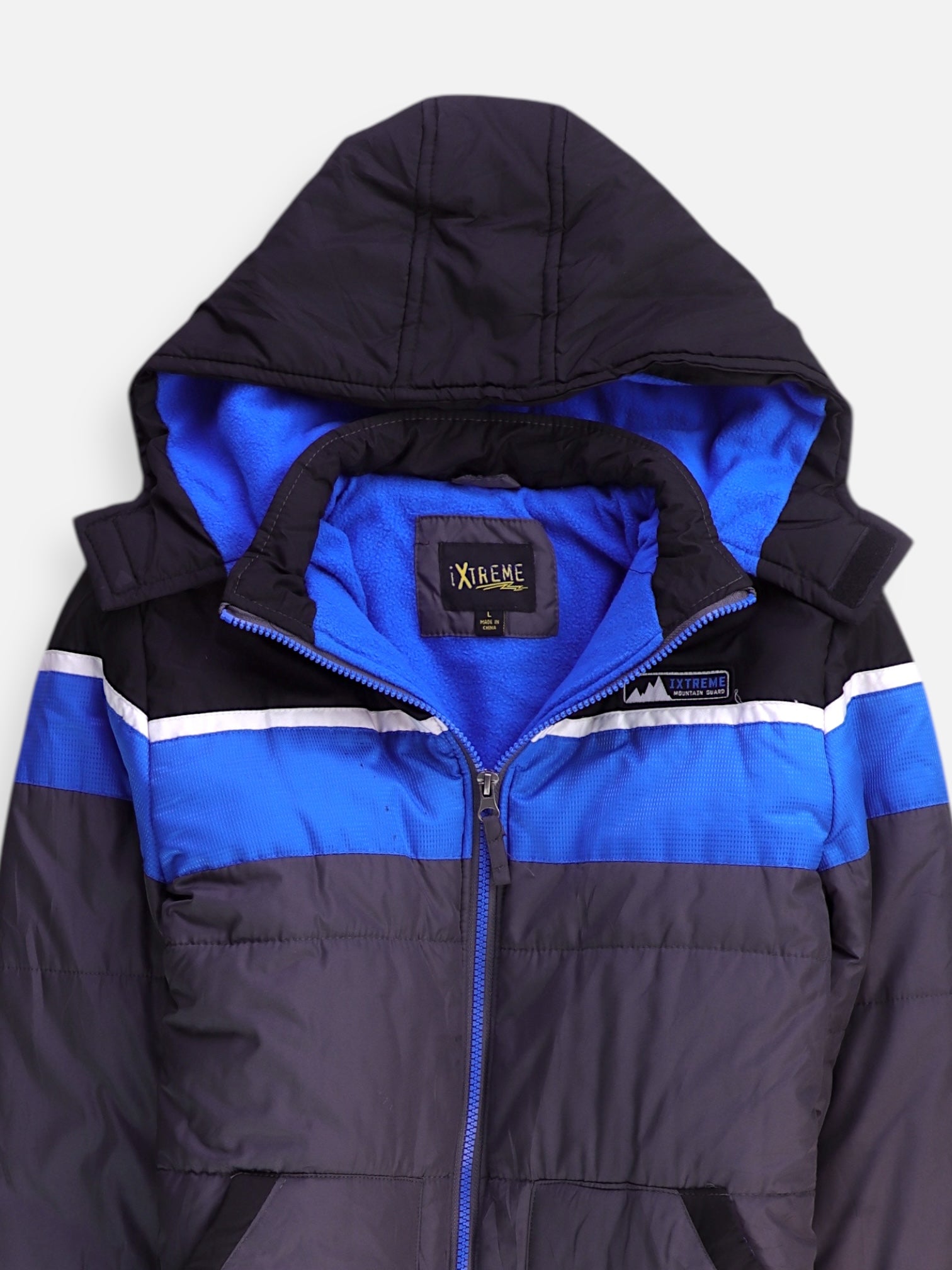 Chaqueta Puffer Color Block - Niño - Large - 12-13Y (Años)