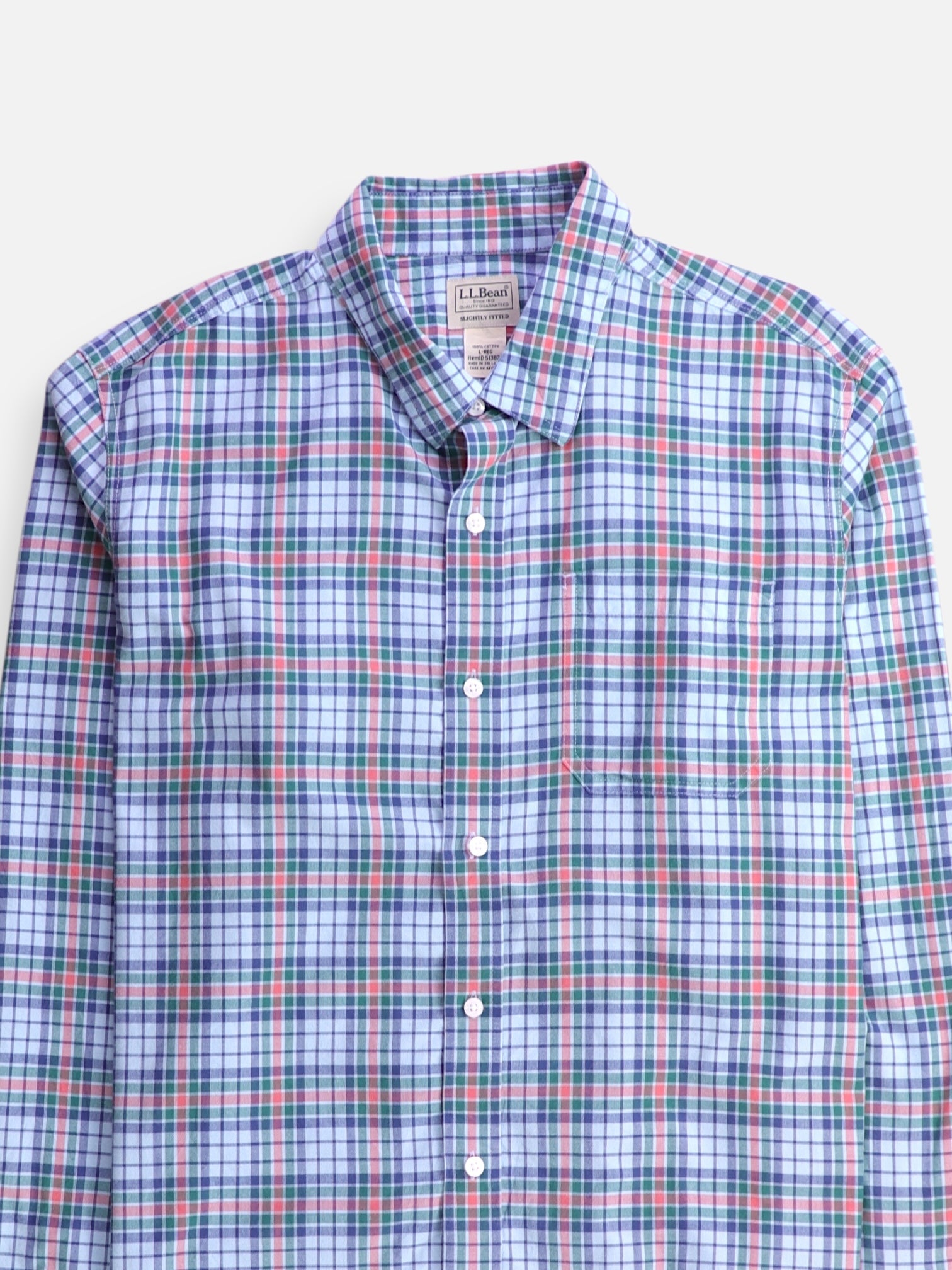 LL BEAN Camisa Casual - Hombre - Large