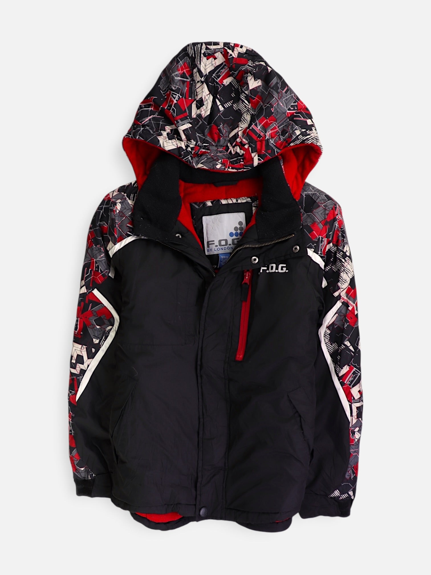 LONDON FOG Chaqueta Impermeable Color Block - Niño - Medium - 10-12Y (Años)