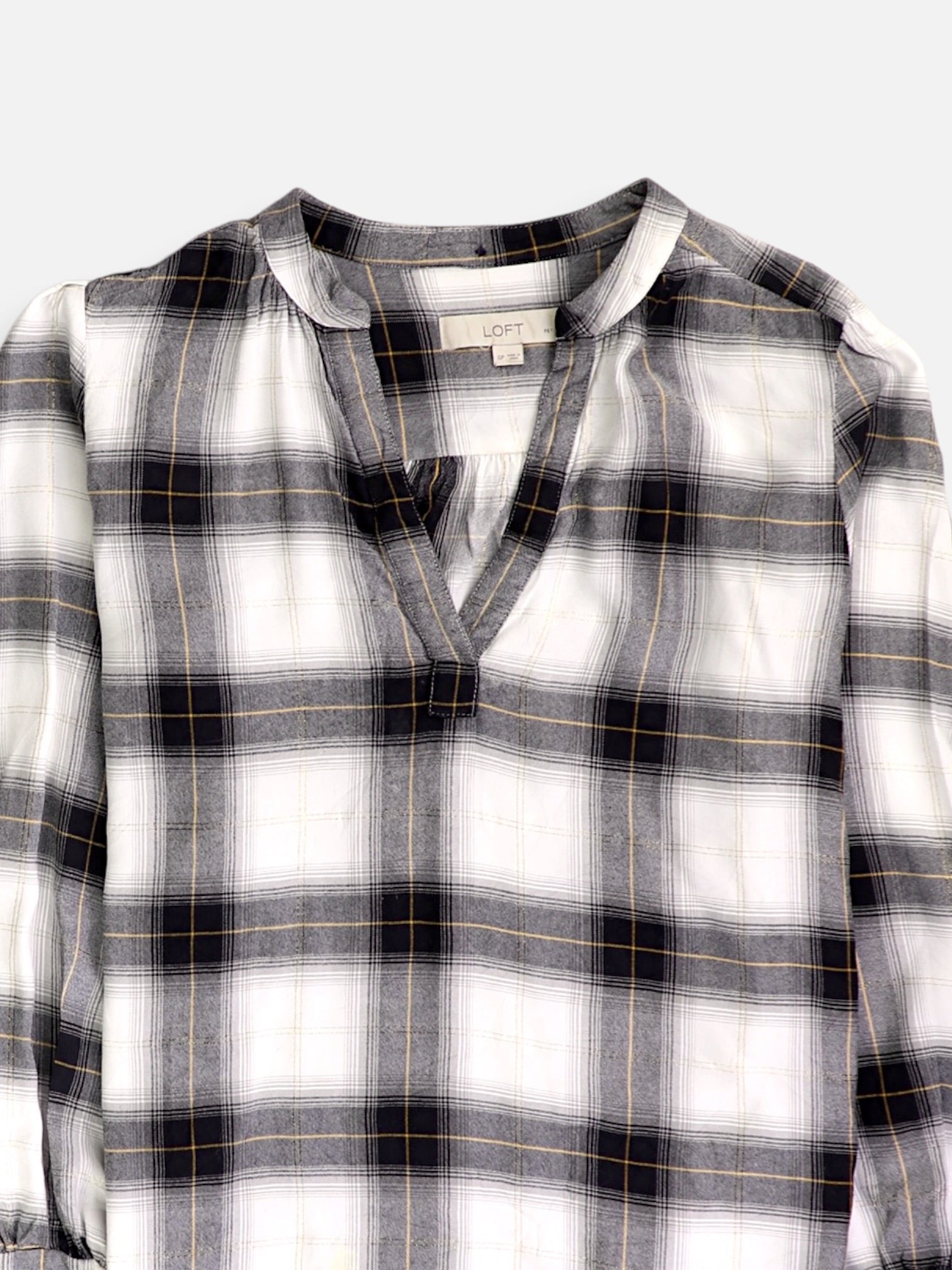 LOFT Blusa Color Block - Mujer - Small