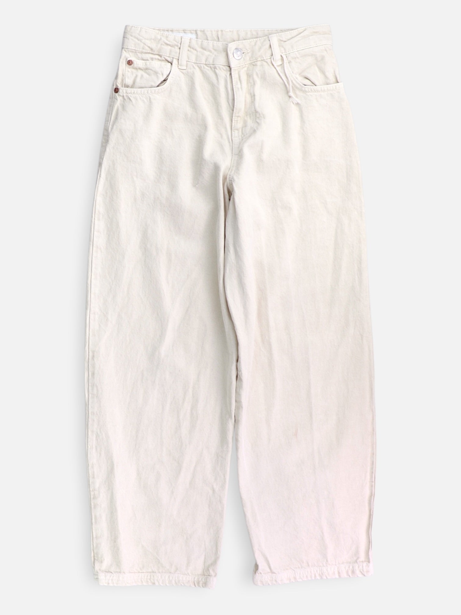 ZARA Jean Mom Jean Denim - Niña - N/A - 11-12Y (Años)