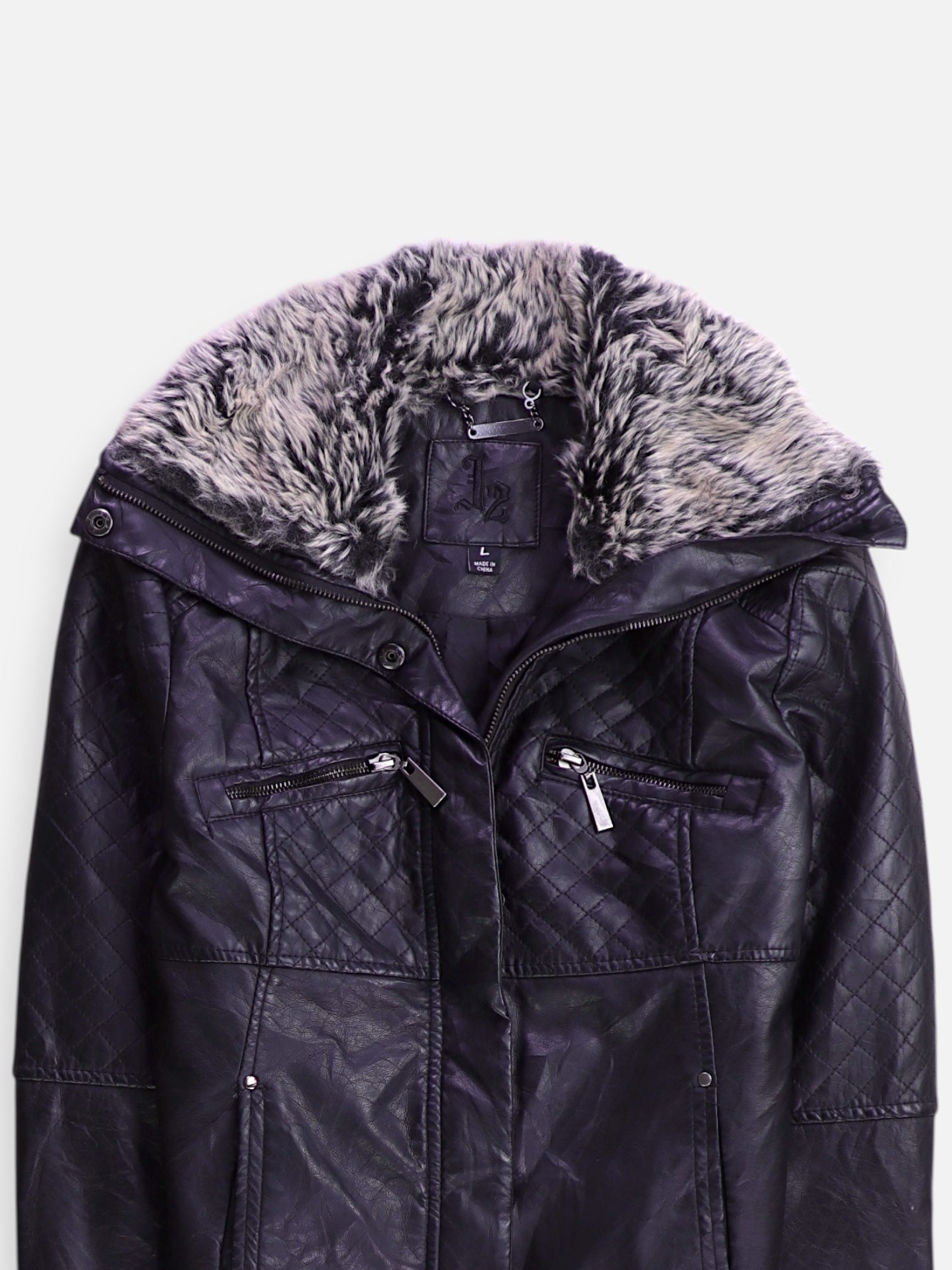 Chaqueta Casual Cuero - Mujer - Large