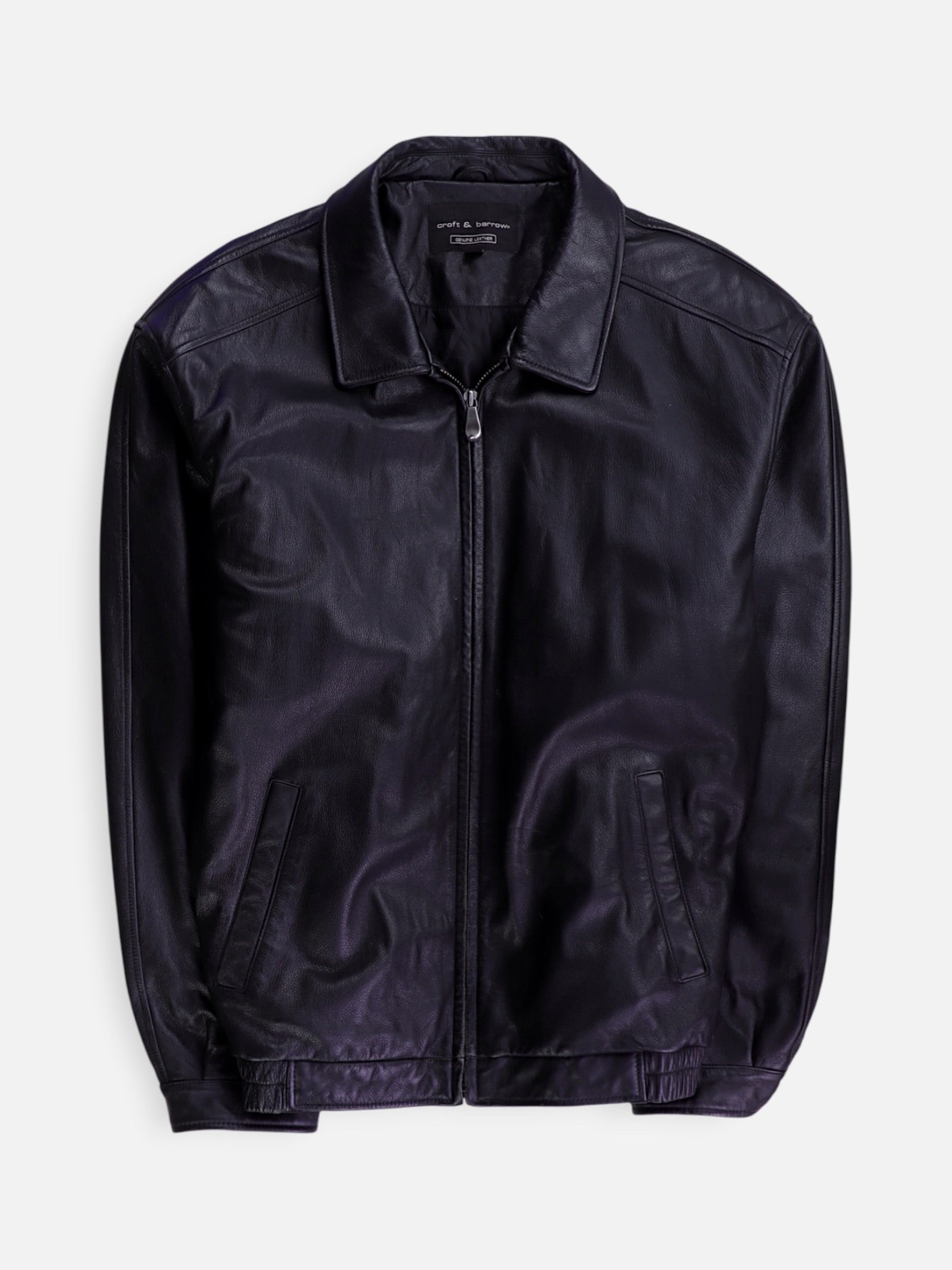 Croft & Barrow Chaqueta Casual Cuero - Hombre - 2XL