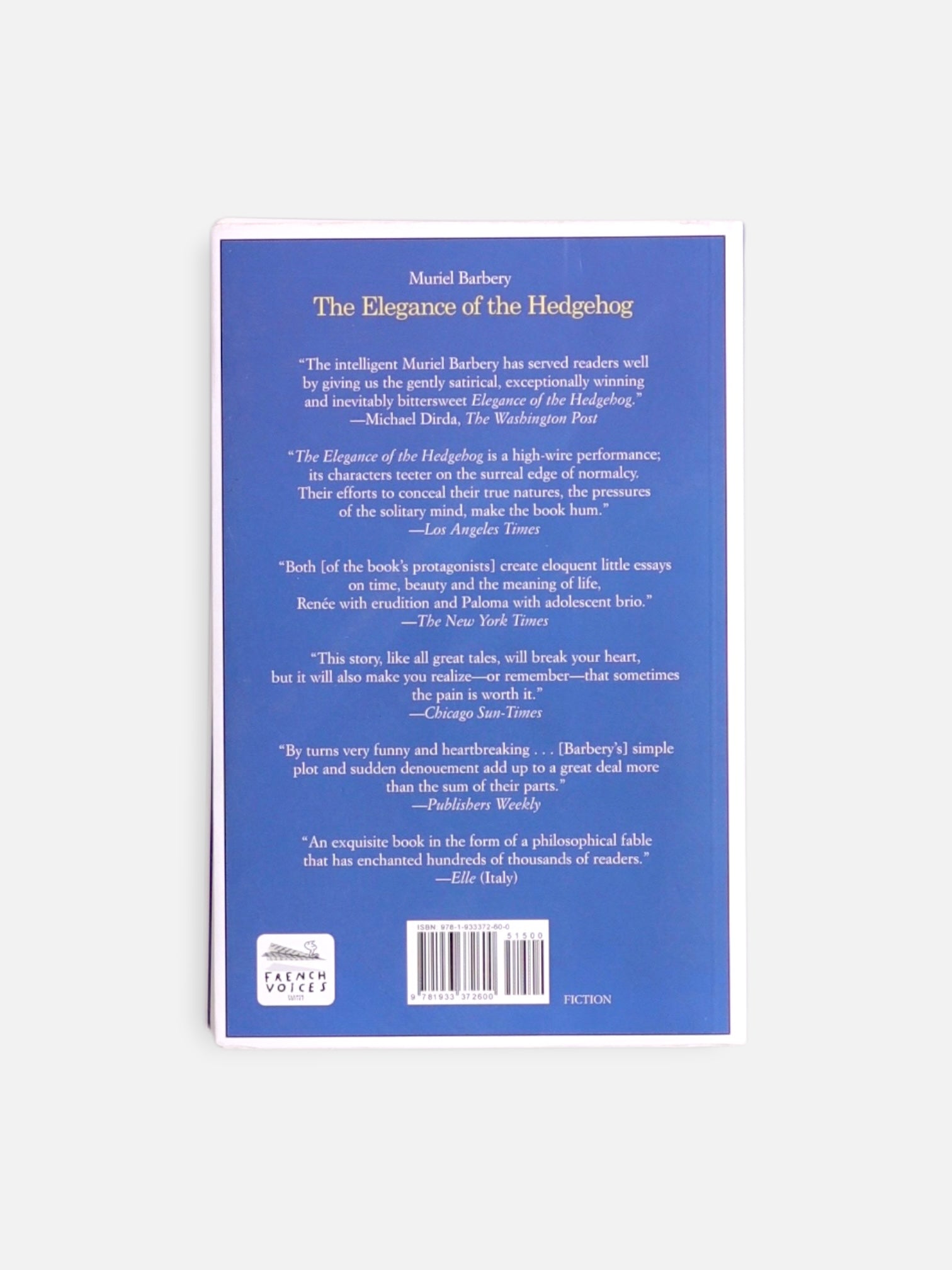 Libro THE ELEGANCE OF THE HEDGEHOG  by Muriel Barbery