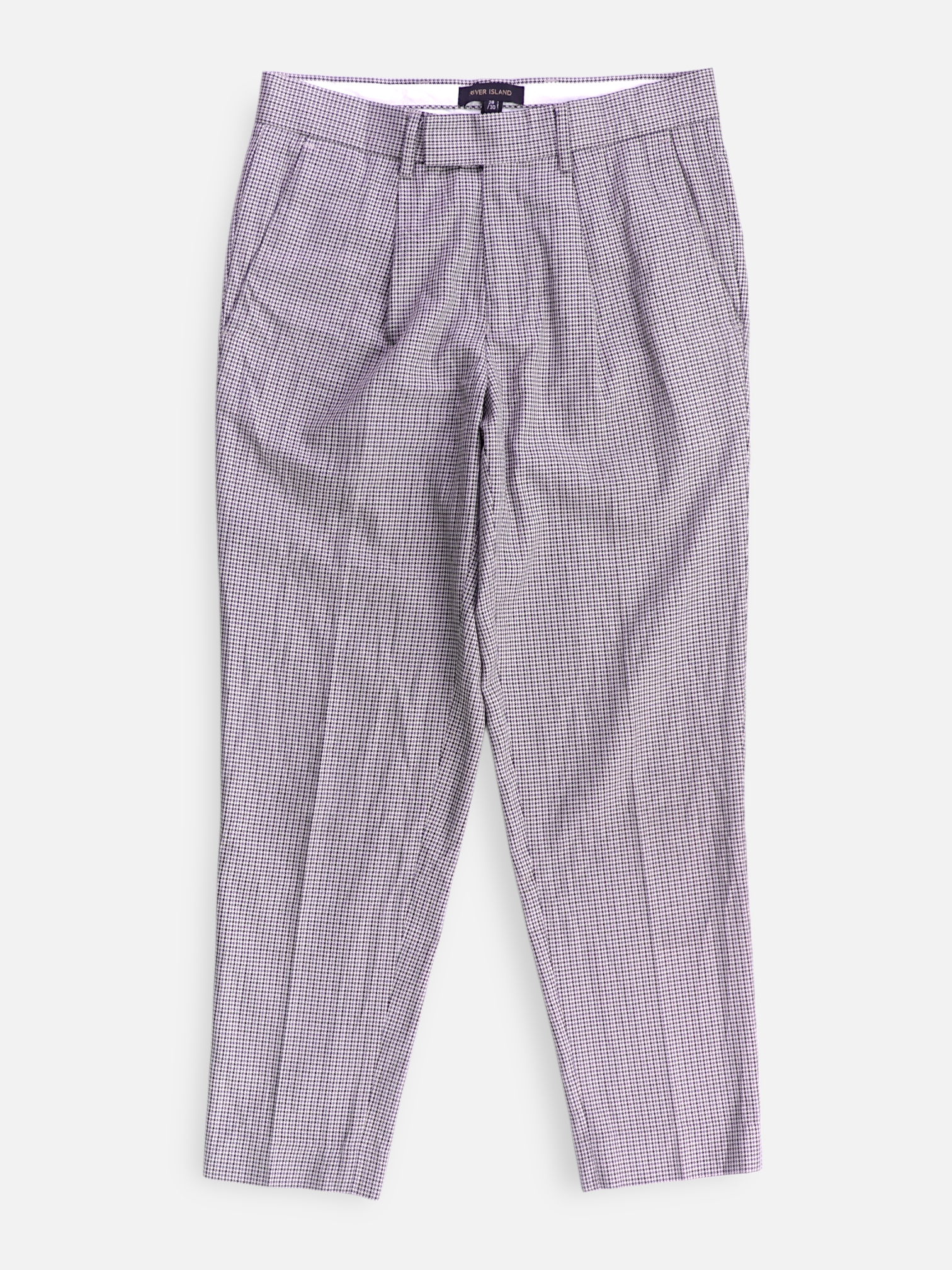 Pantalon Regular Fit Plaid Types - Hombre - 28x30