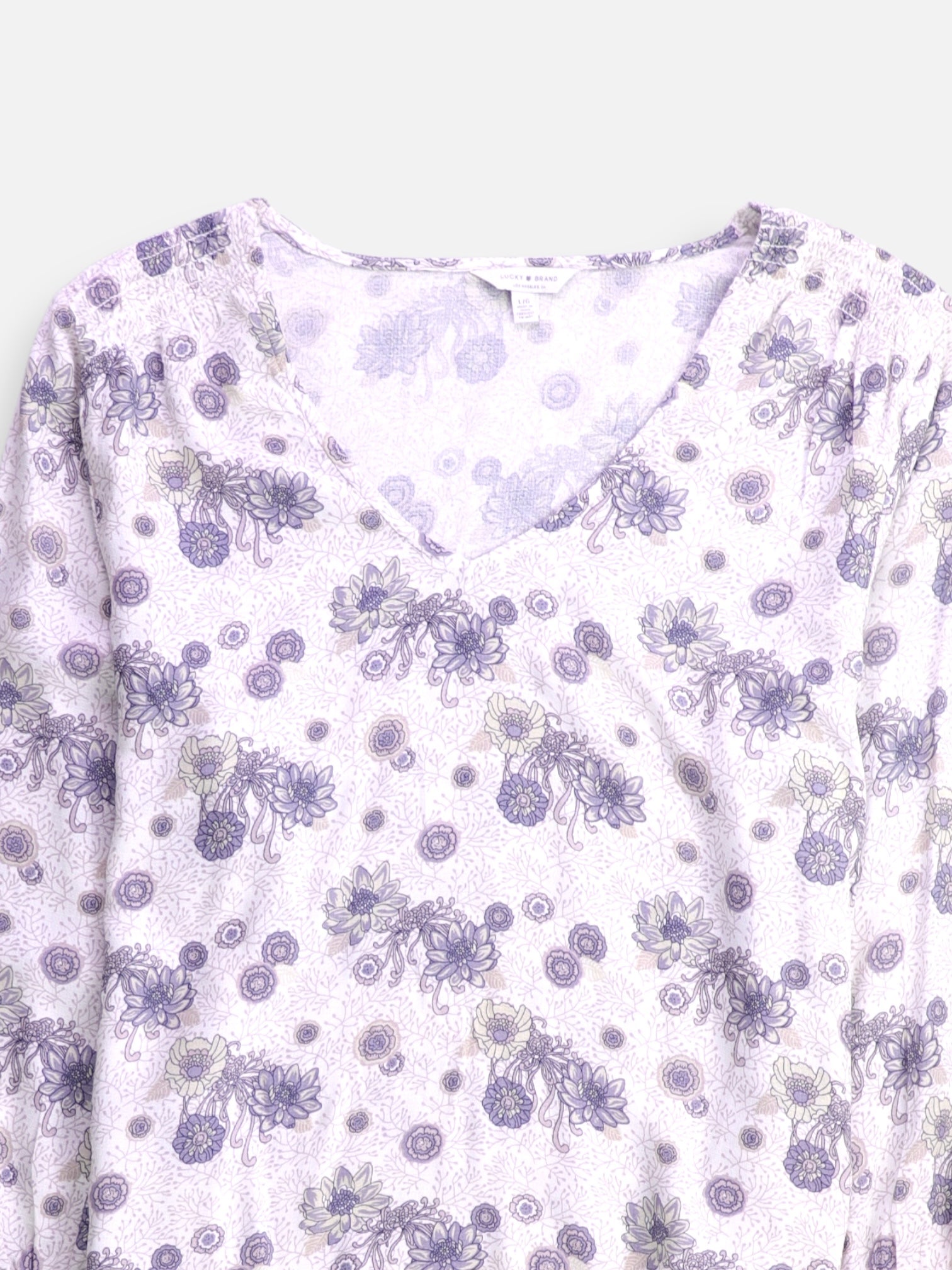 LUCKY BRAND Blusa Casual - Mujer - Large