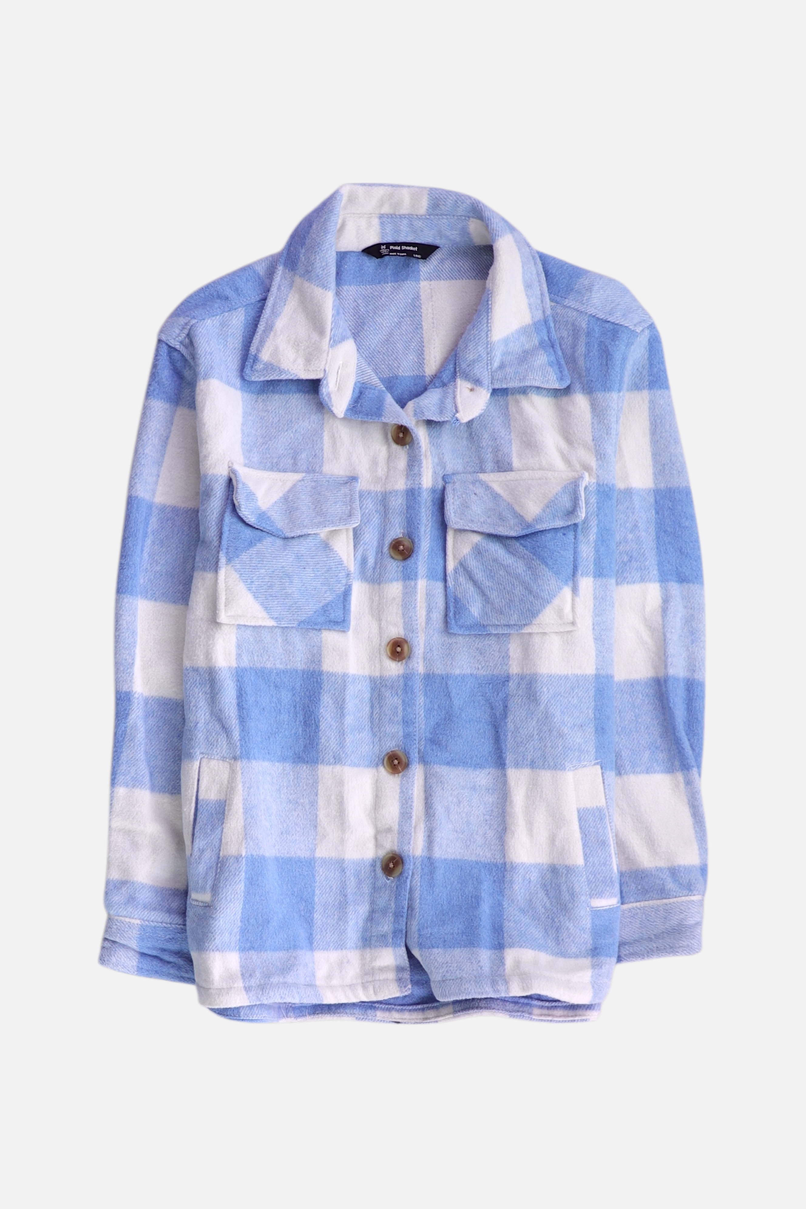 Chaqueta Sobrecamisa Color Block - Niña - Large - 10-12Y (Años)