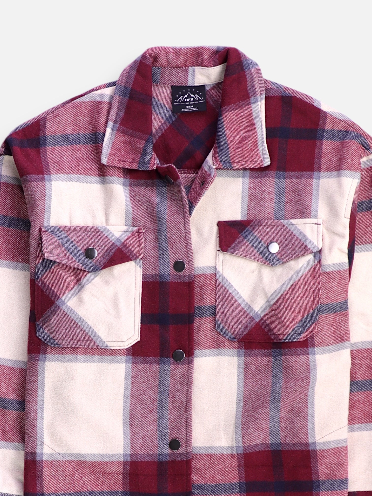 Chaqueta Sobrecamisa Color Block - Hombre - Small