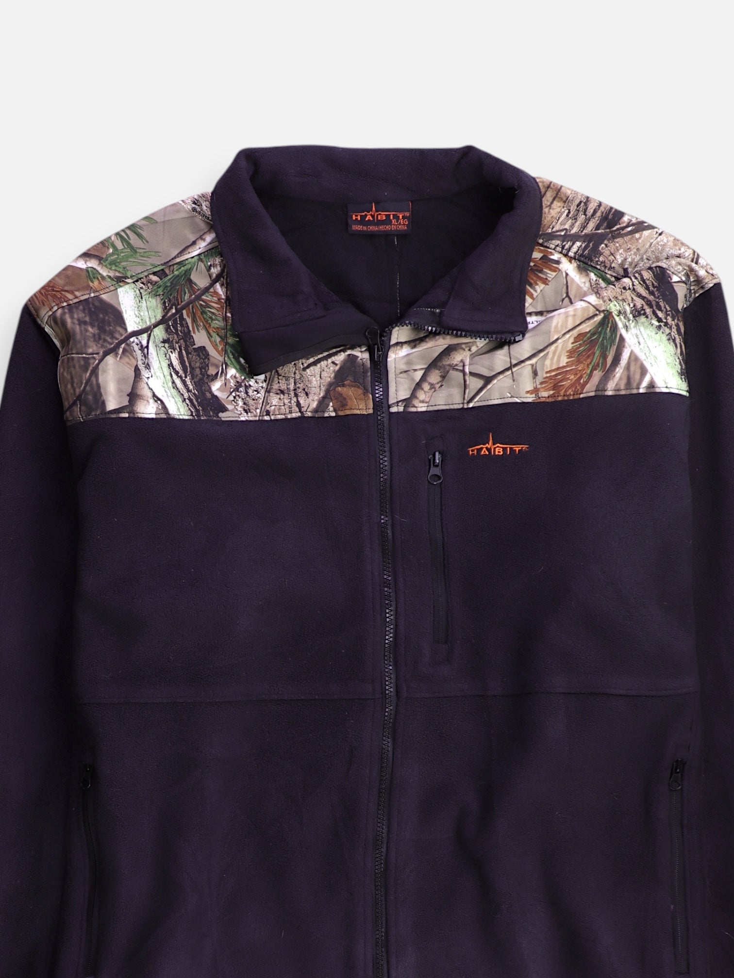 Sueter Fleece Color Block - Hombre - XL