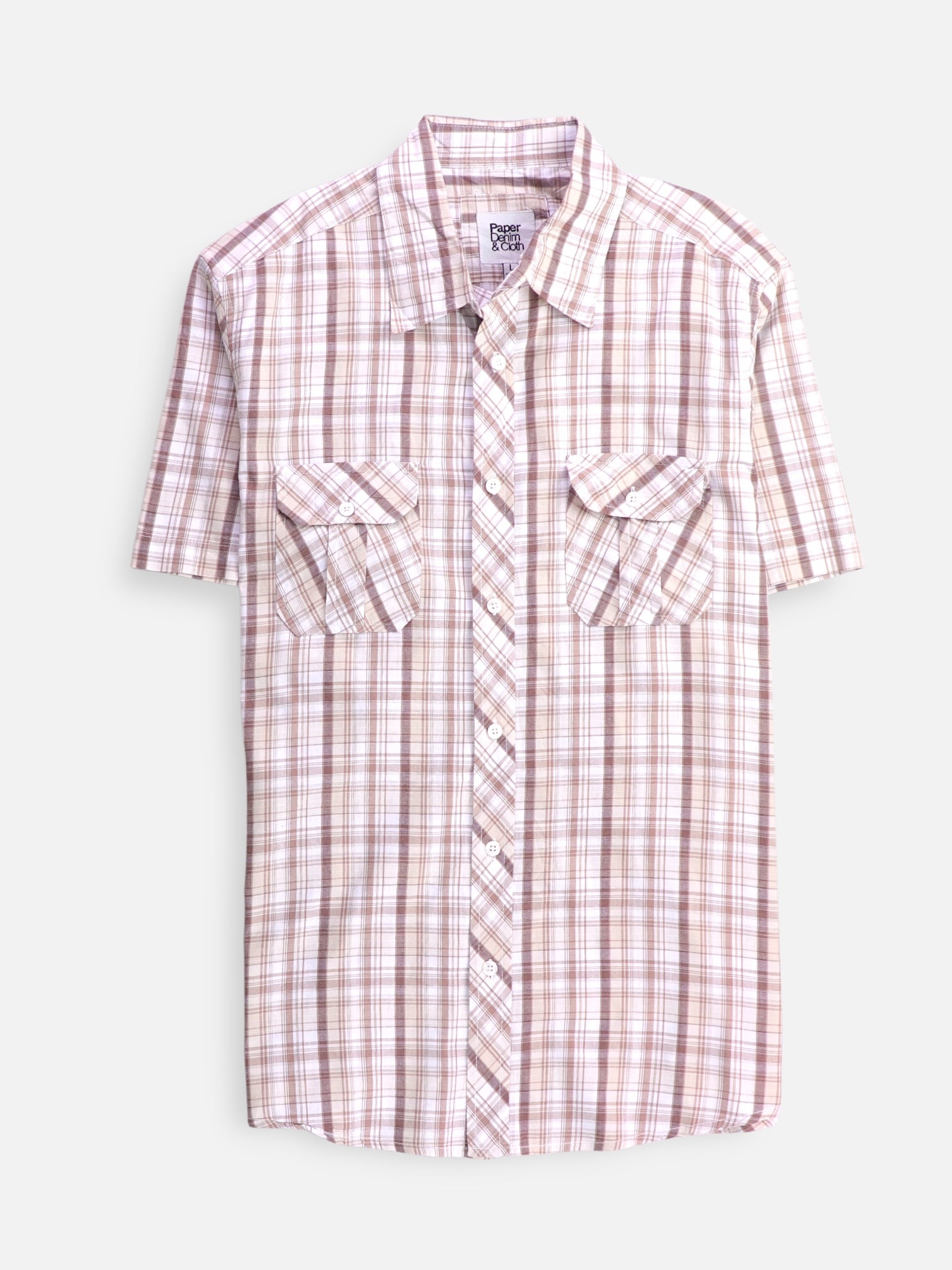 Camisa Casual - Hombre - Large