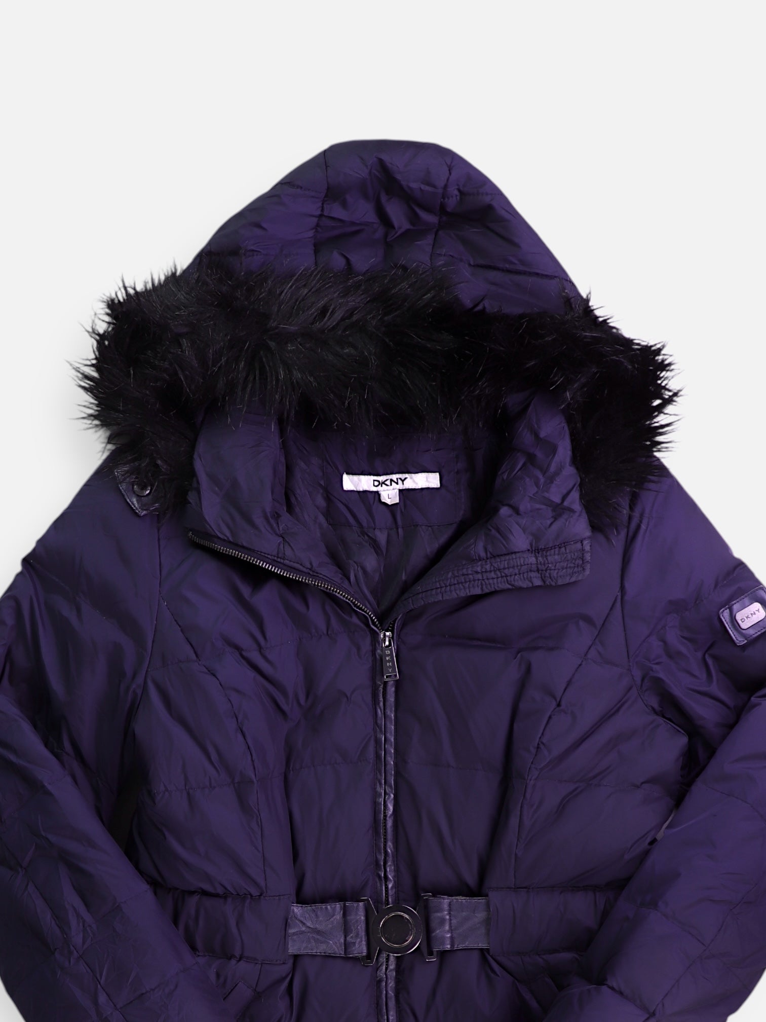 DKNY Abrigo Impermeable Puffer - Mujer - Large
