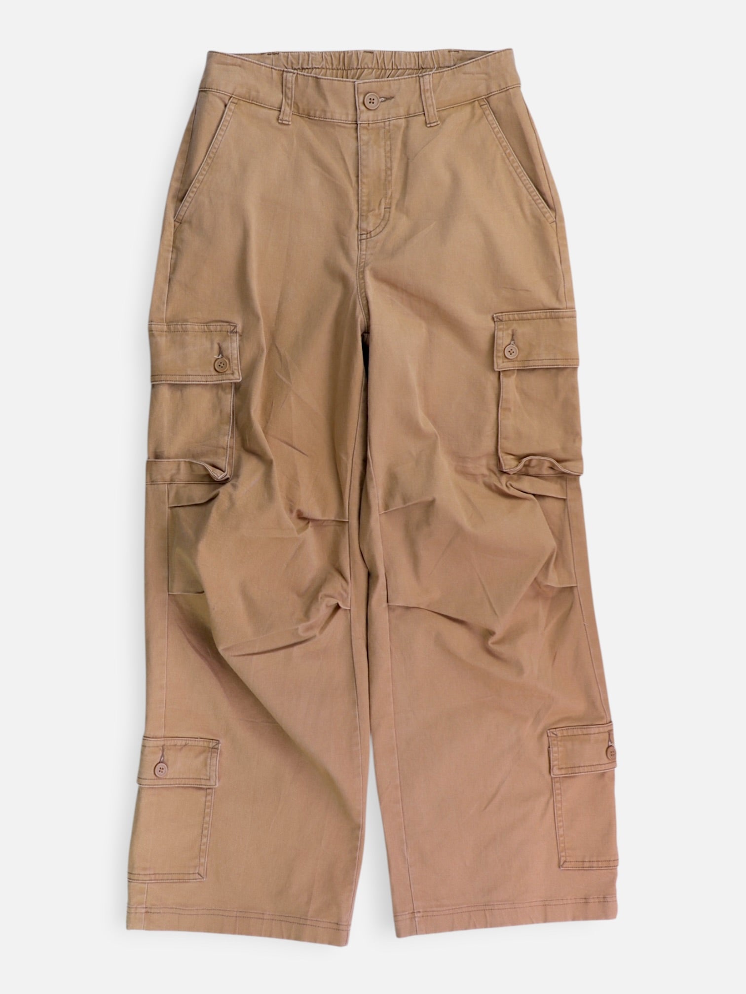 Wild Fable Pantalon Regular Fit Cargo - Mujer - Small