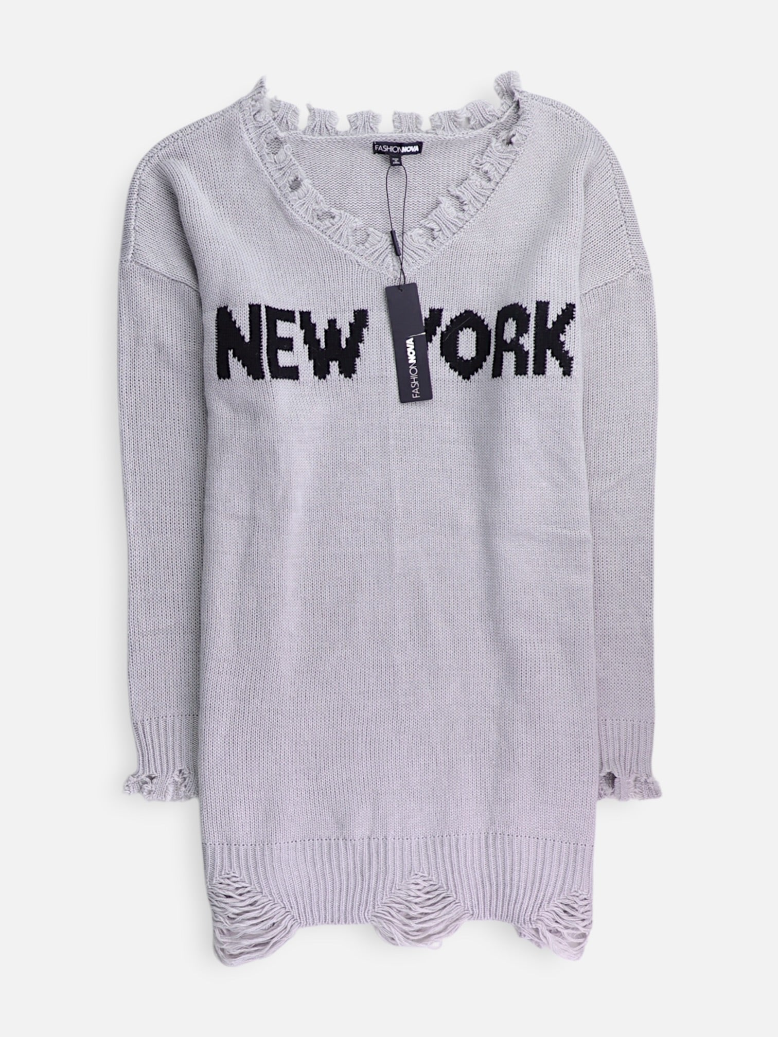 Fashionnova Sueter Knit Casual - Mujer - Petite XL