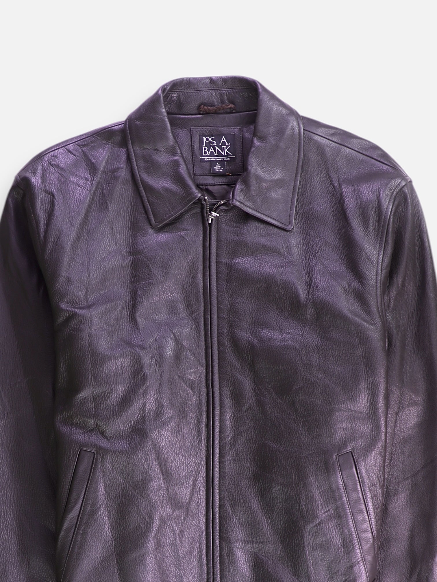 Chaqueta Casual Cuero - Hombre - Large