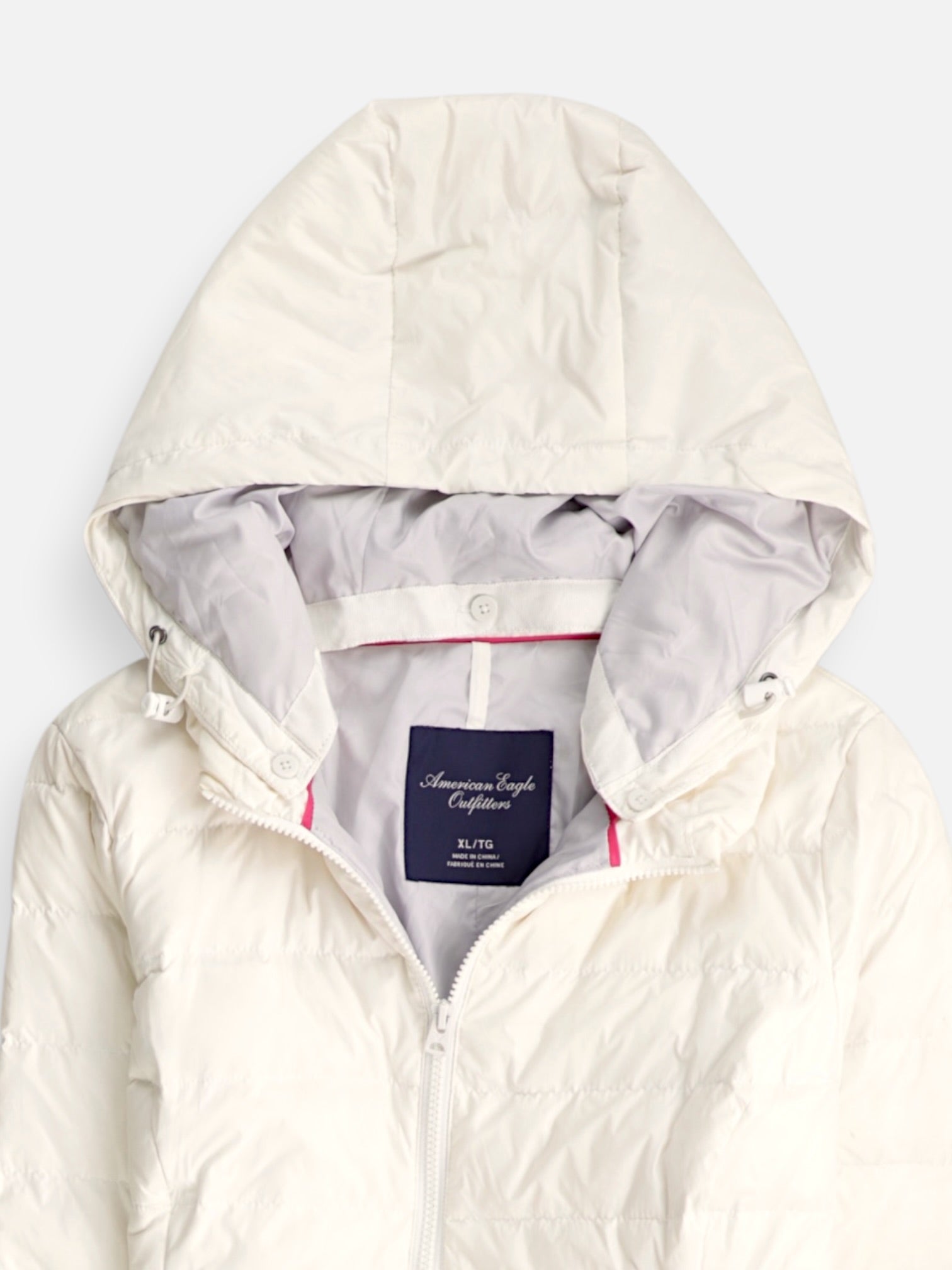 American Eagle Abrigo Casual Puffer - Mujer - XL