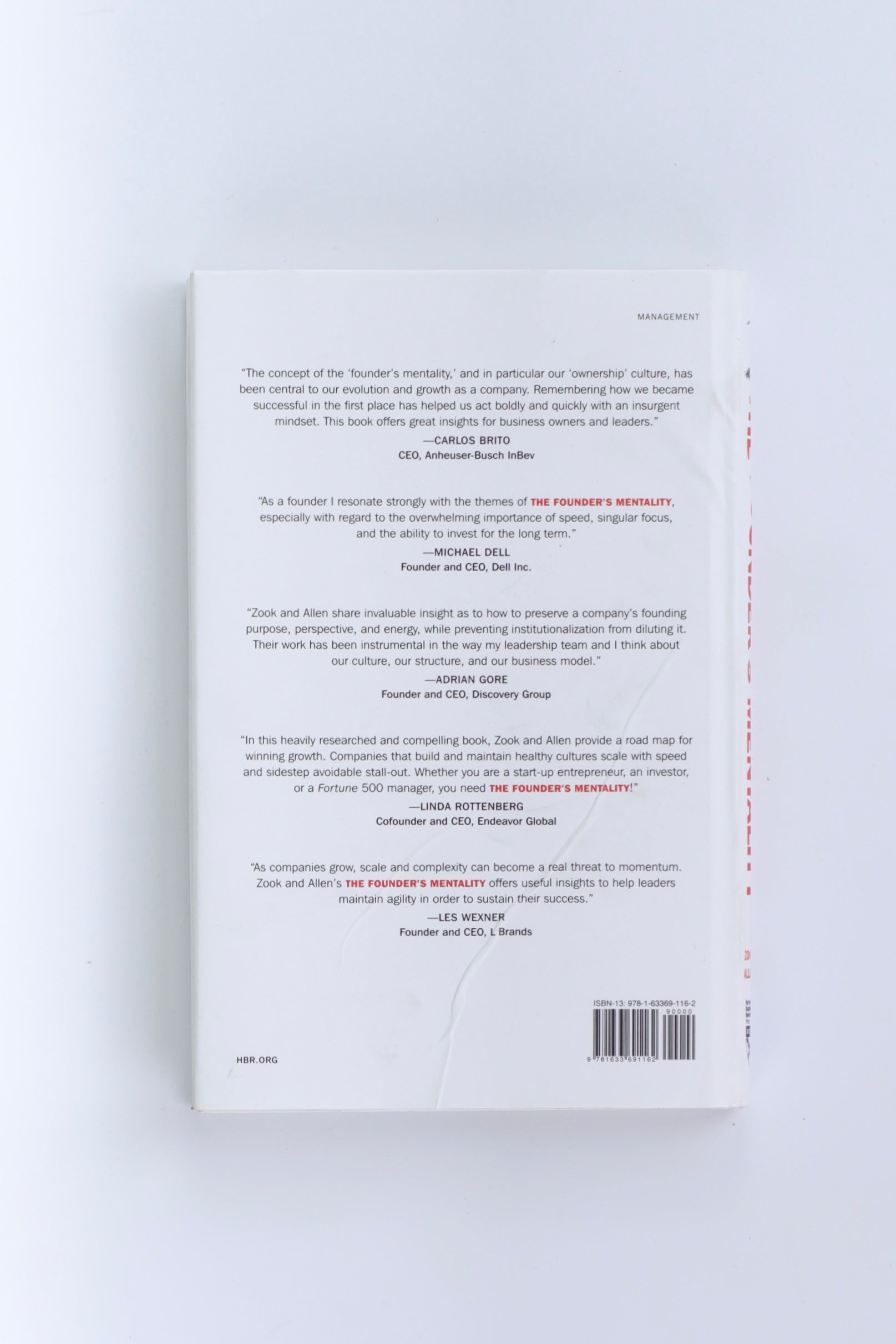 Libro THE FOUNDERS LENTALITY by Chris zook & james allen