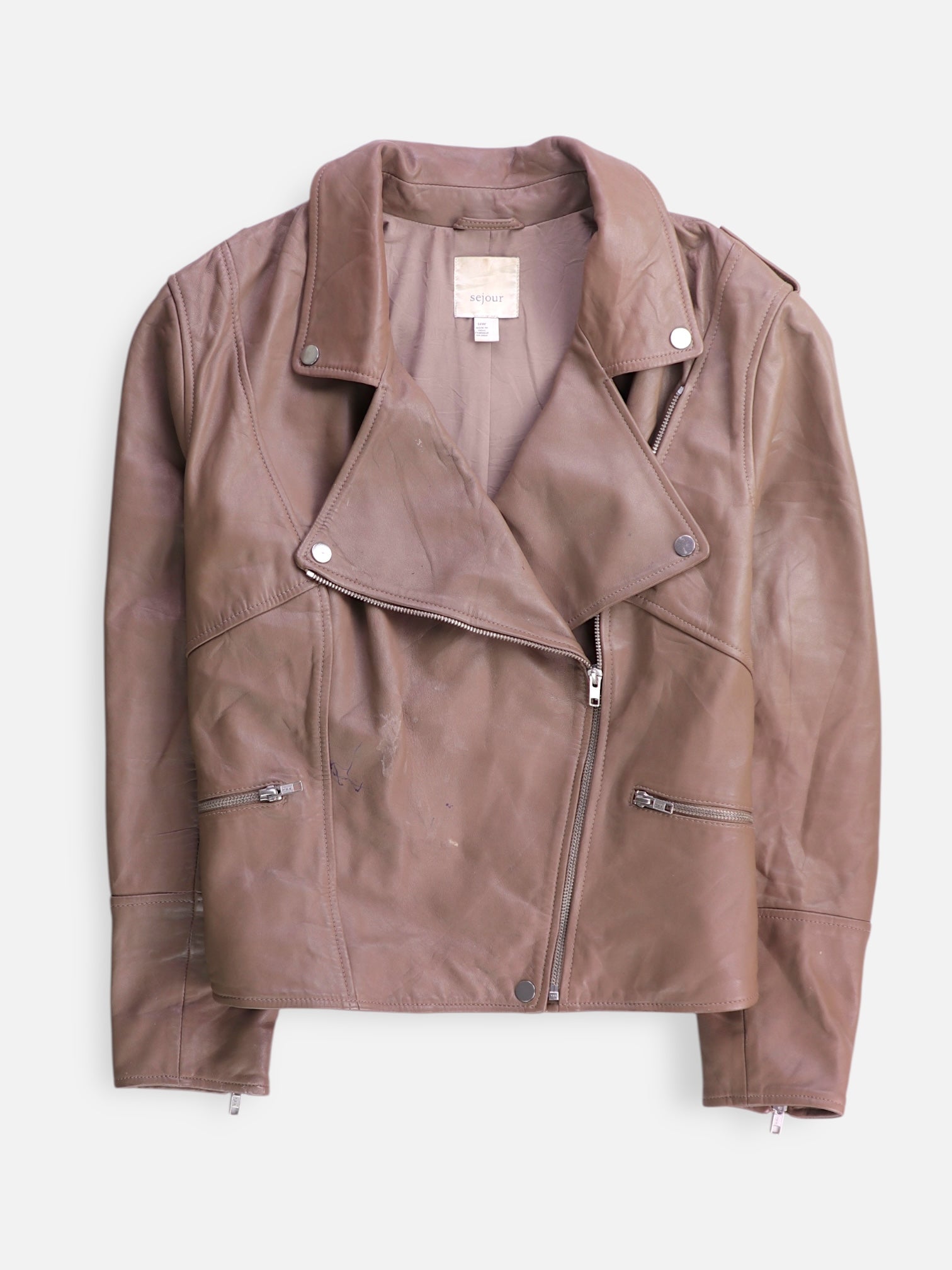 Chaqueta Casual Cuero - Mujer - 14W