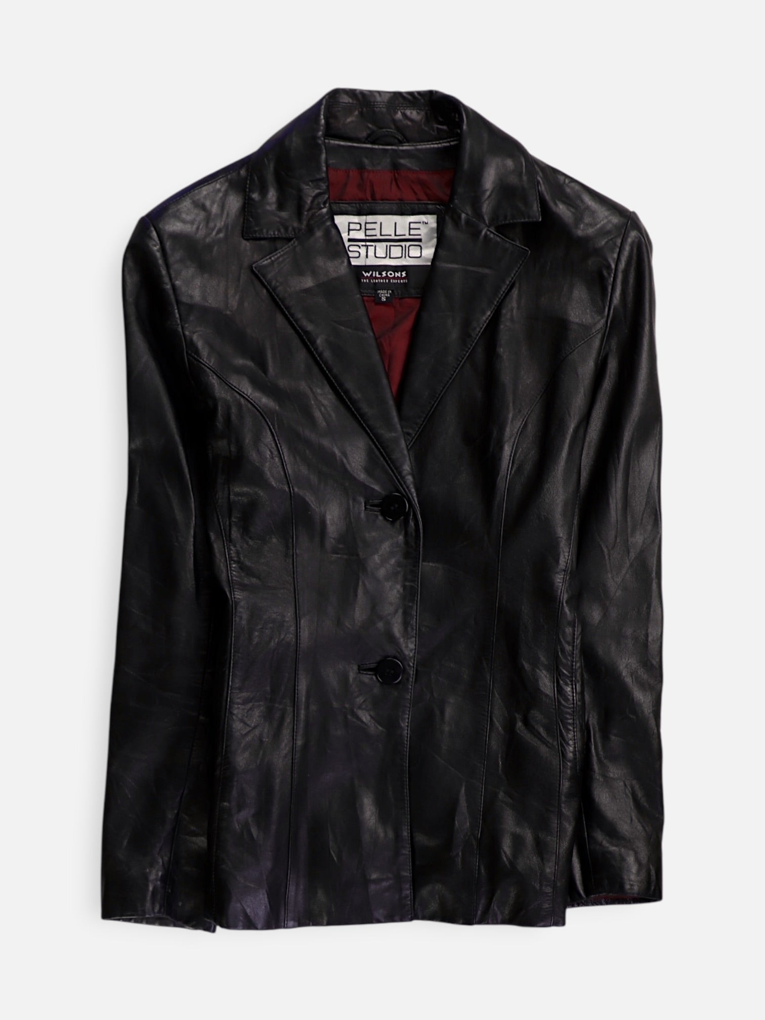 WILSONS LEATHER Chaqueta Cuero Basic - Mujer - Small