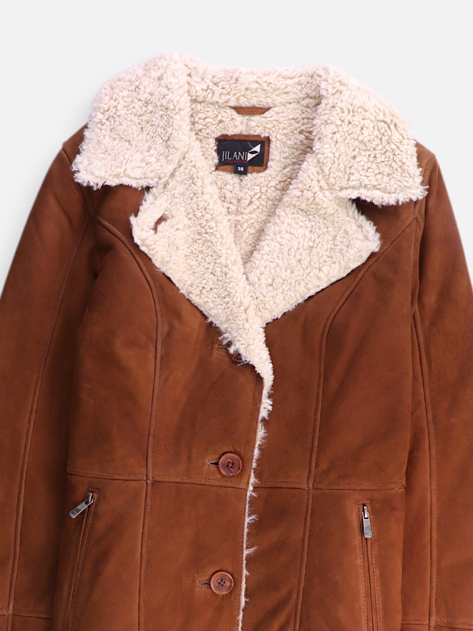 Chaqueta Suede Teddy - Mujer - 38