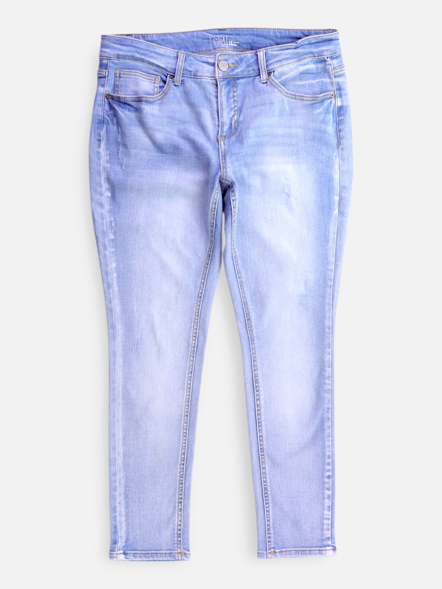 TIME THRU Jean Skinny Fit Denim - Mujer - 14P