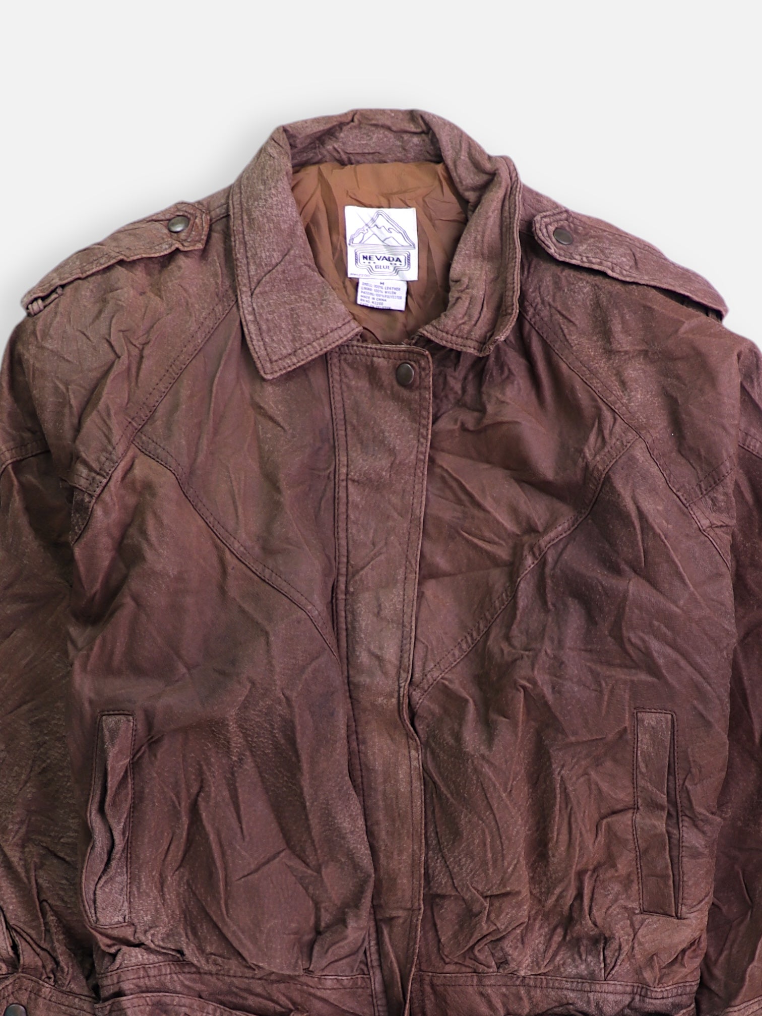 Chaqueta Aviator Cuero - Hombre - Medium