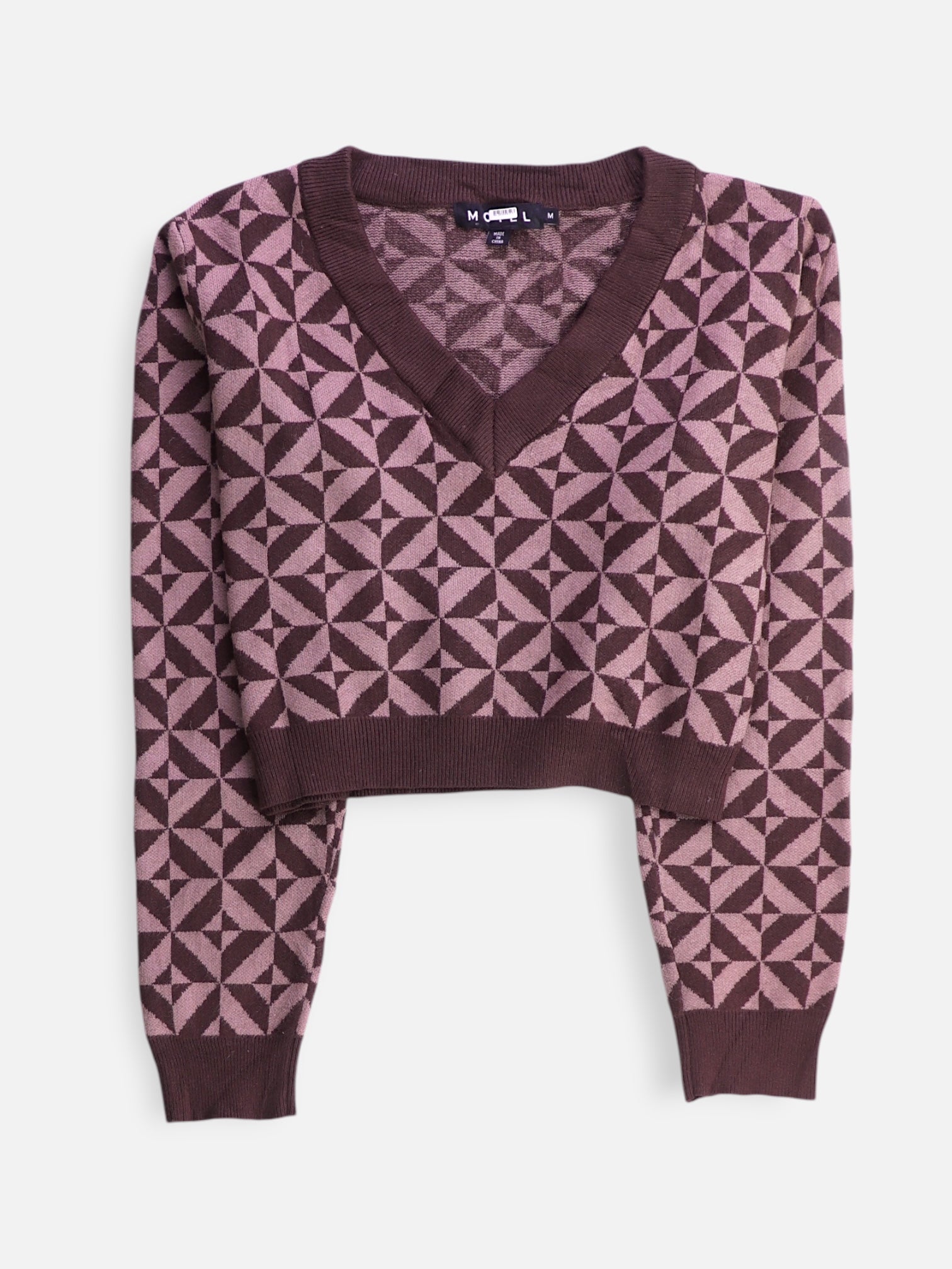 Sueter Knit Crop Top - Mujer - Medium