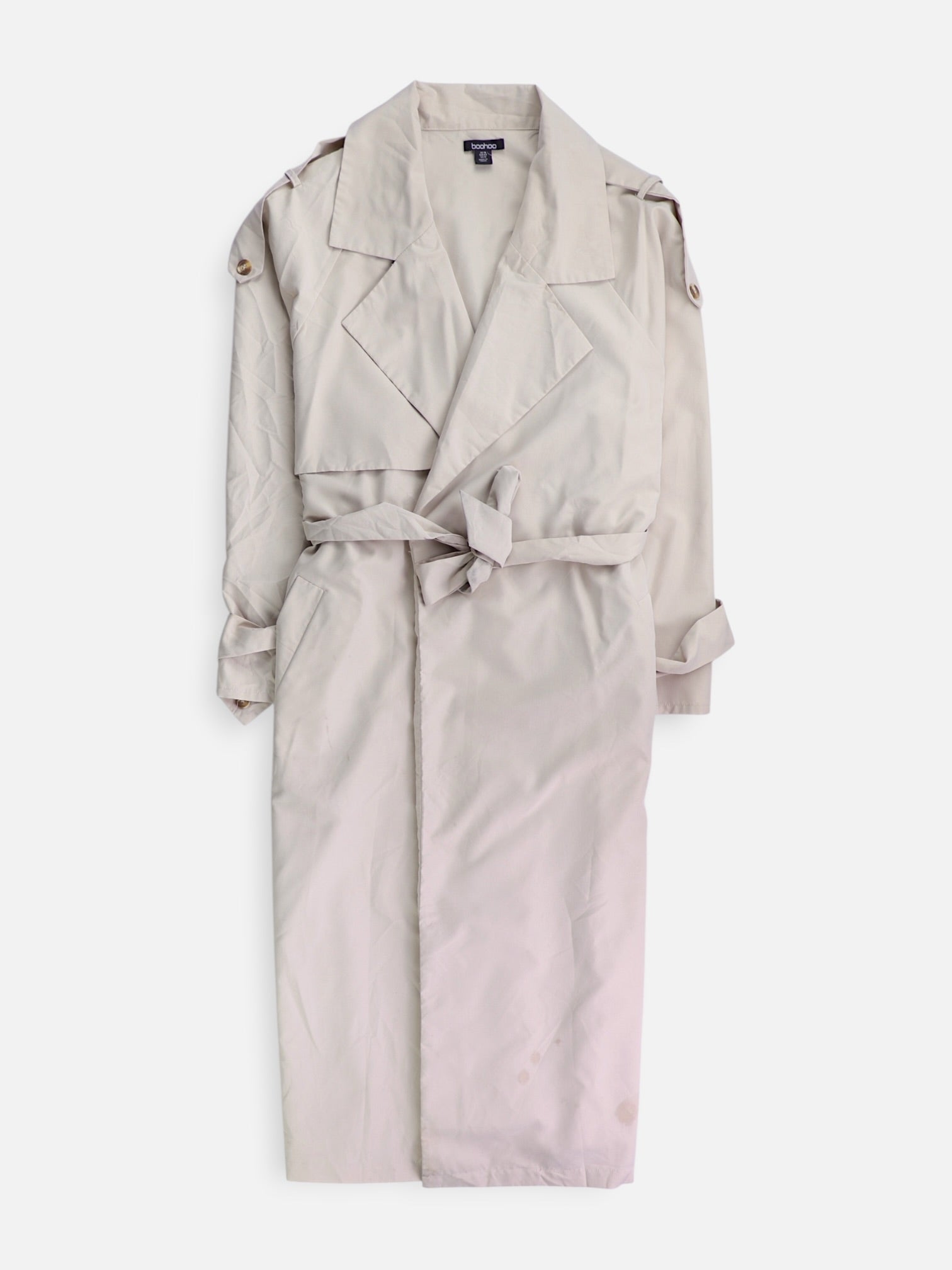 BOOHOO Abrigo Trench Coat Casual - Mujer - 12