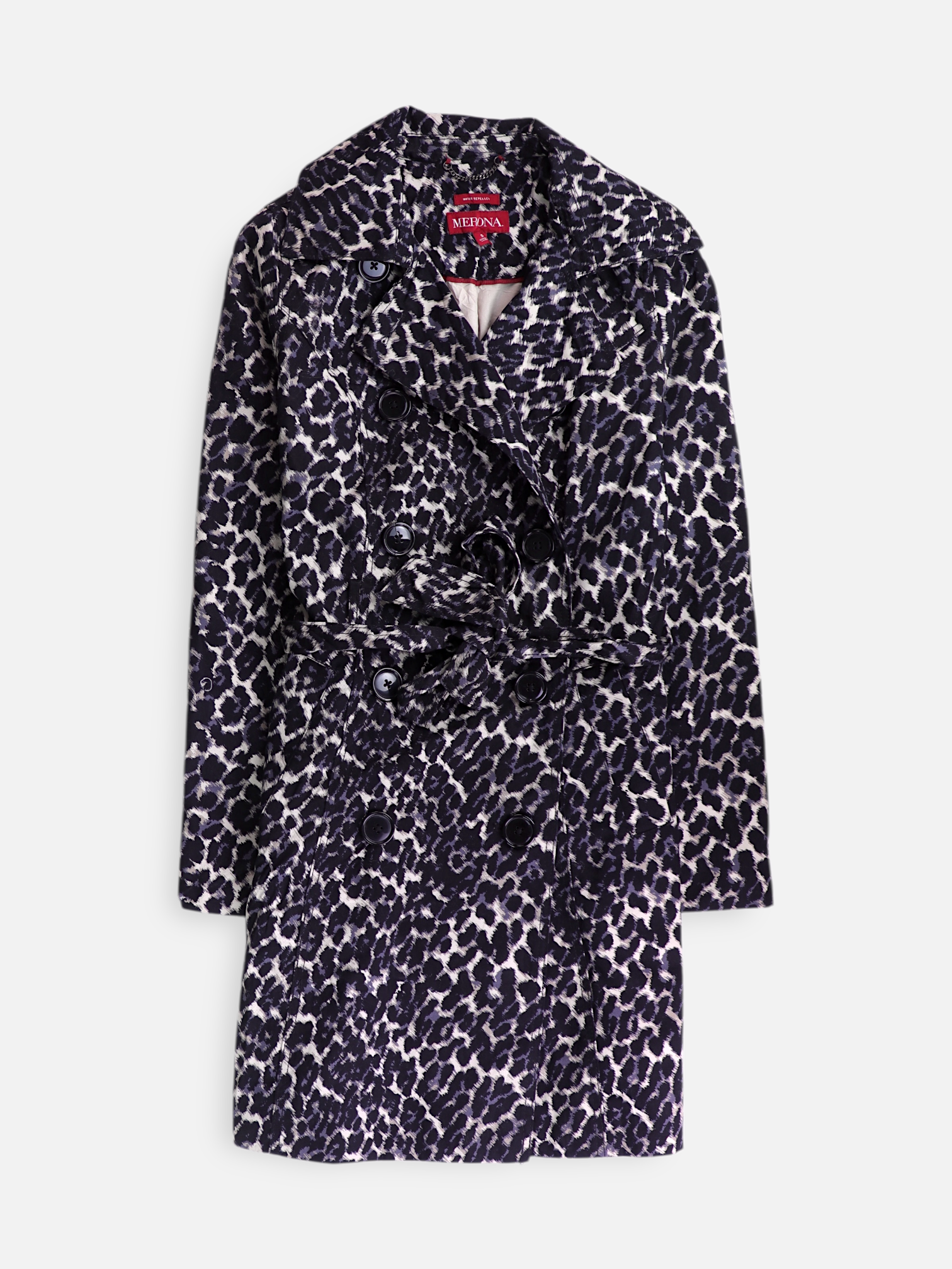 MERONA Abrigo Trench Coat Casual - Mujer - Small