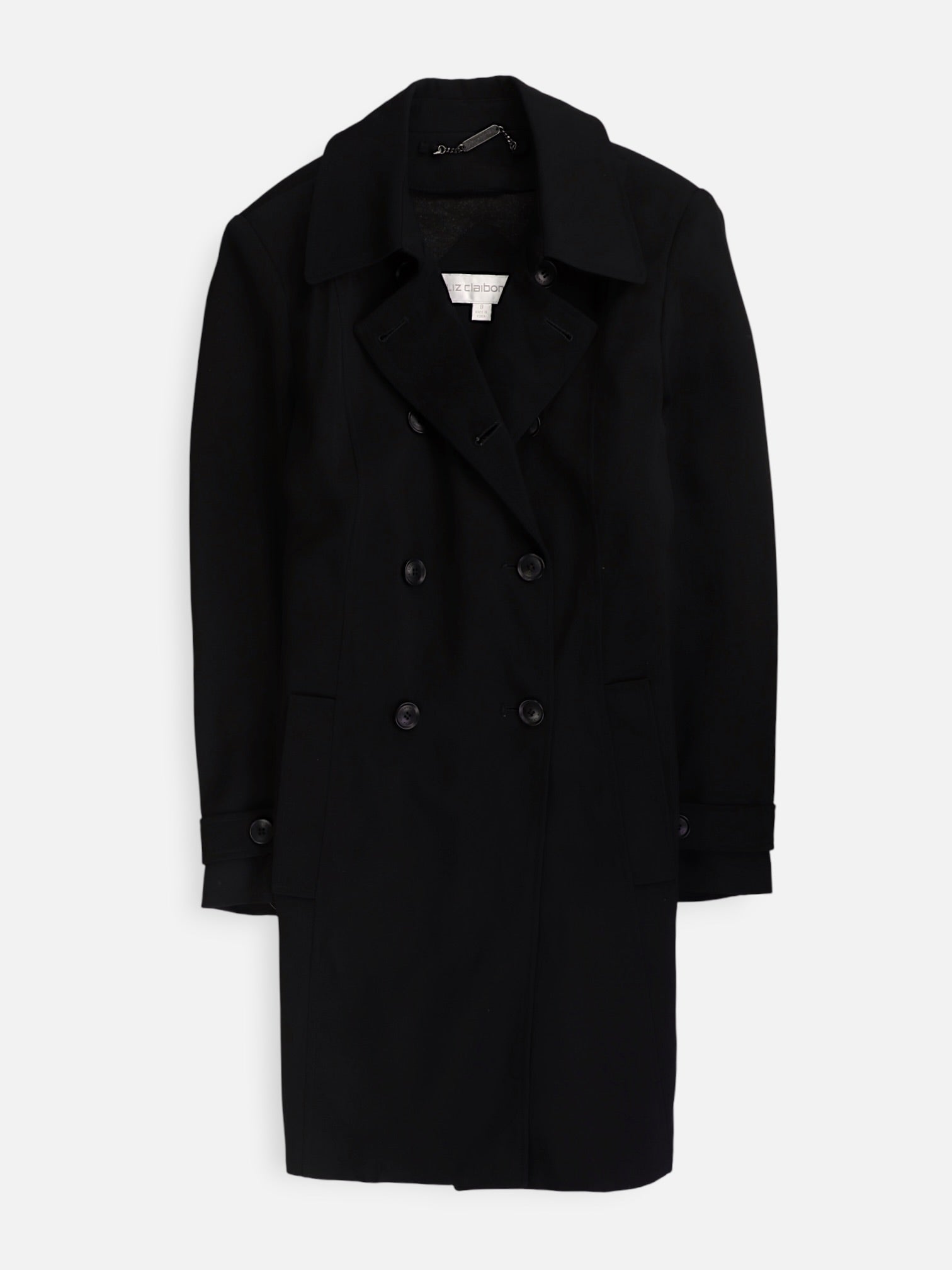 LIZ claiborne Chaqueta Casual Largo - Mujer - 8
