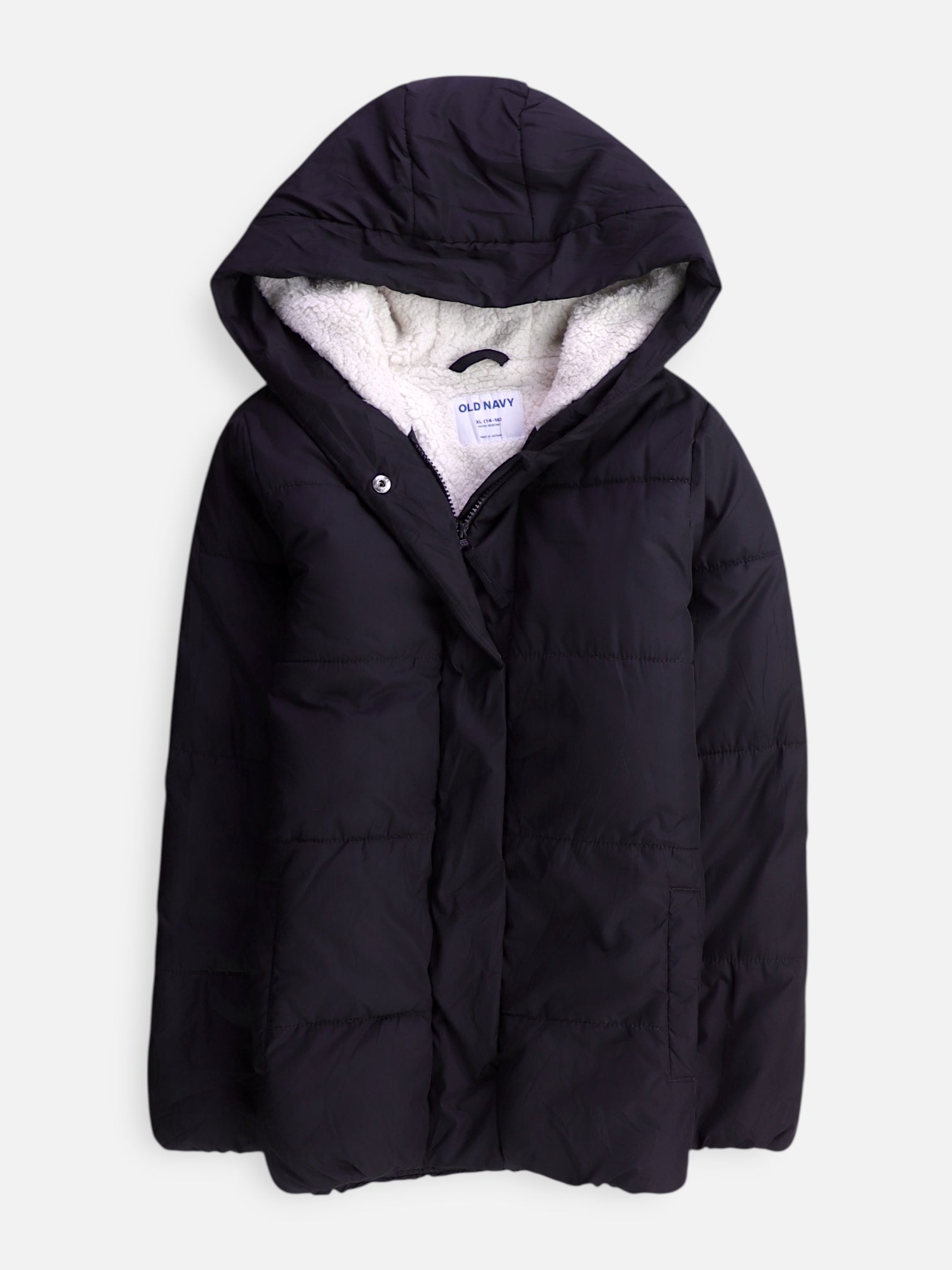 Old Navy Chaqueta Puffer Impermeable - Niño - XL - 14-16Y (Años)