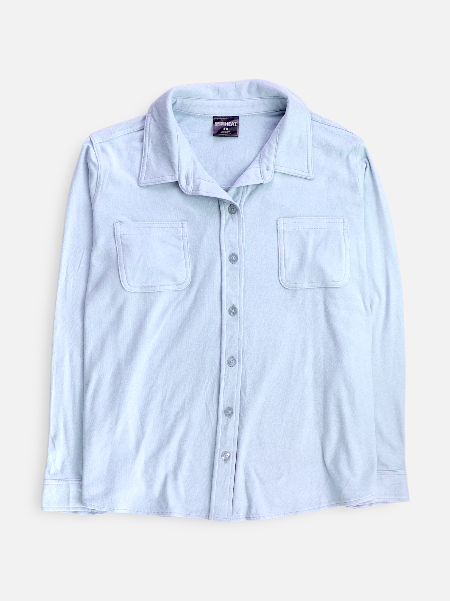 32 HEAT COOL Camisa Casual - Hombre - Large